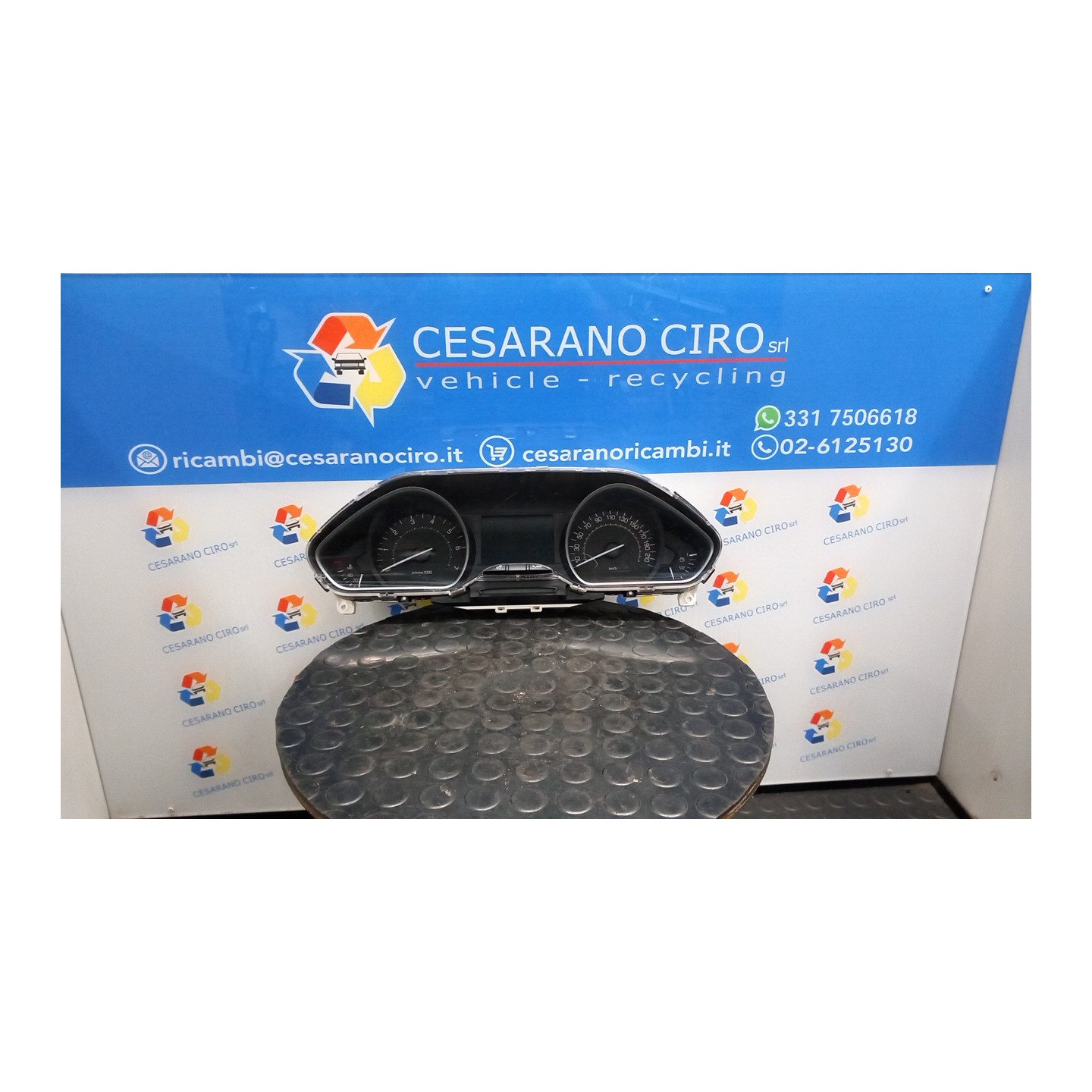 QUADRO STRUMENTI COMPL. C/MATRICE 051 PEUGEOT 208 (04/15-06/20) HM03 9822633180