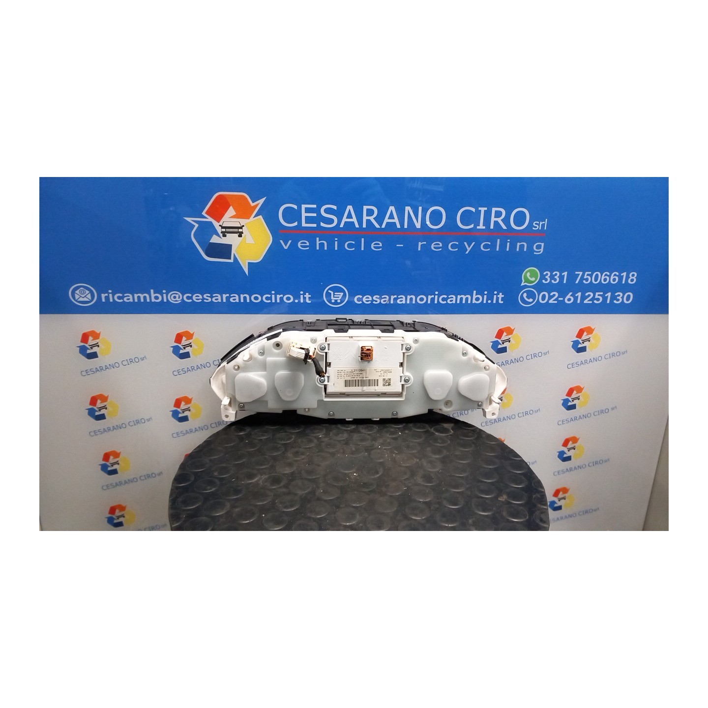 QUADRO STRUMENTI COMPL. C/MATRICE 051 PEUGEOT 208 (04/15-06/20) HM03 9822633180