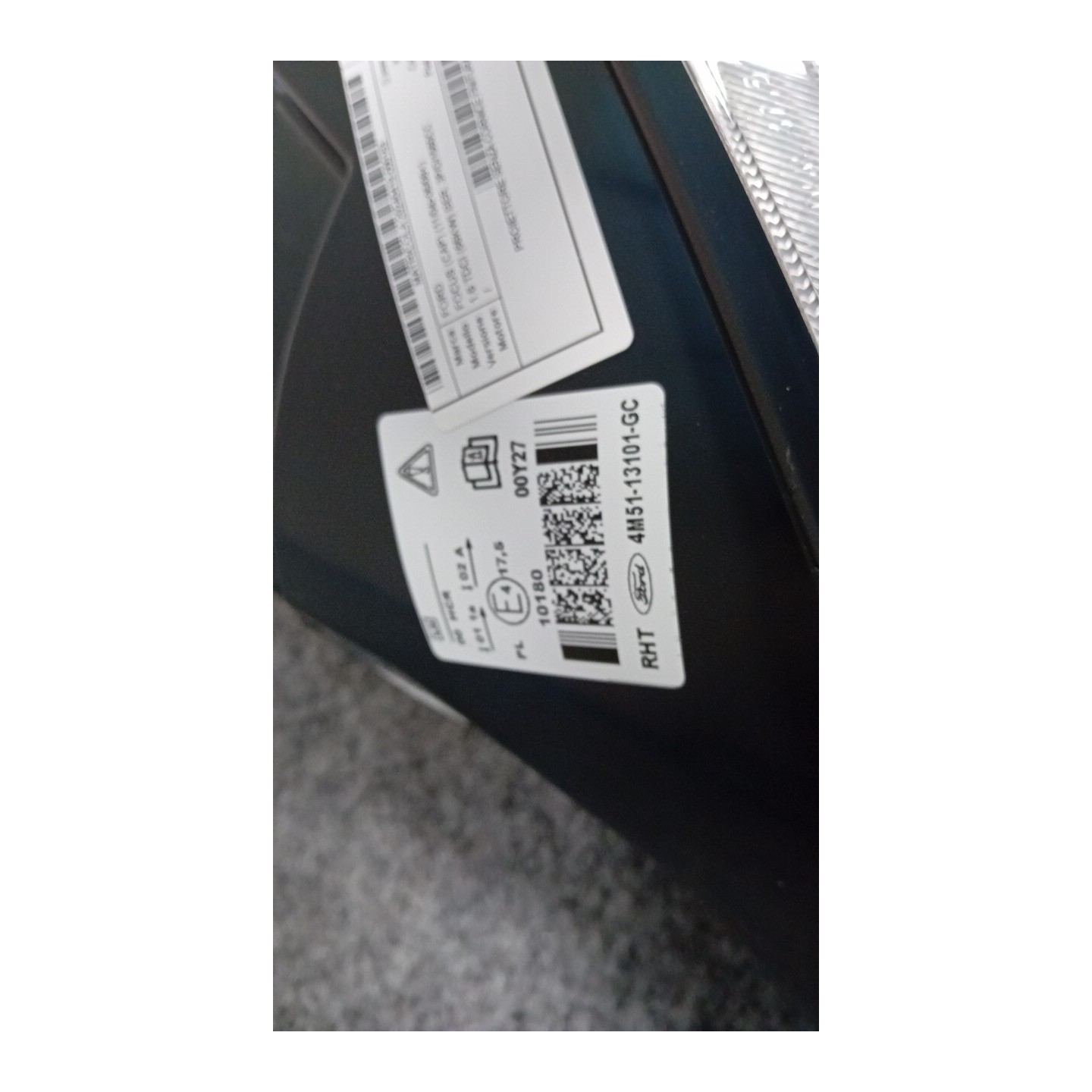 PROIETTORE SENZA CORNICE FINITURA NE SX. 163 FORD FOCUS (CAP) (11/04-06/08)  1480990