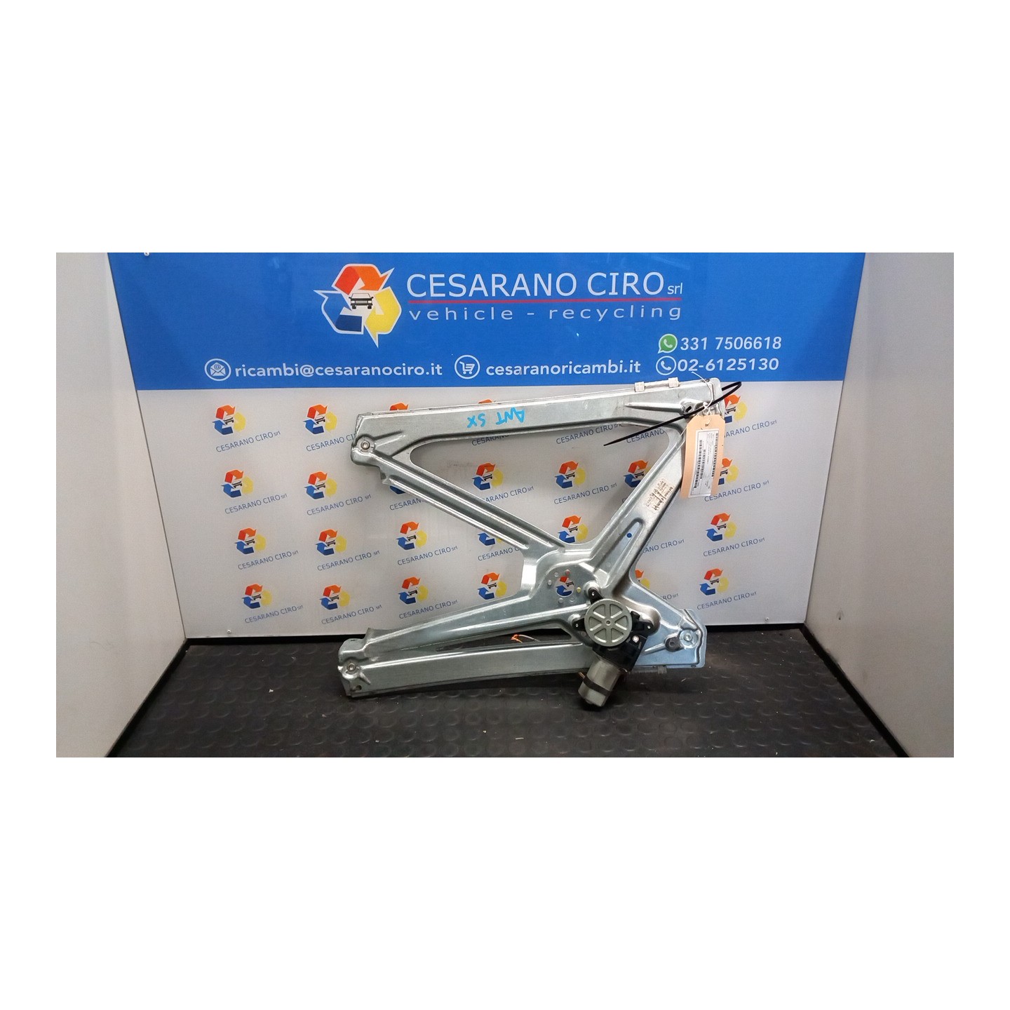ALZACRISTALLO ELETTR. PORTA ANT. S/MOTORE SX. 014 SMART FORTWO (A/C451) (01/07-12/11) 3B21 A4517200546