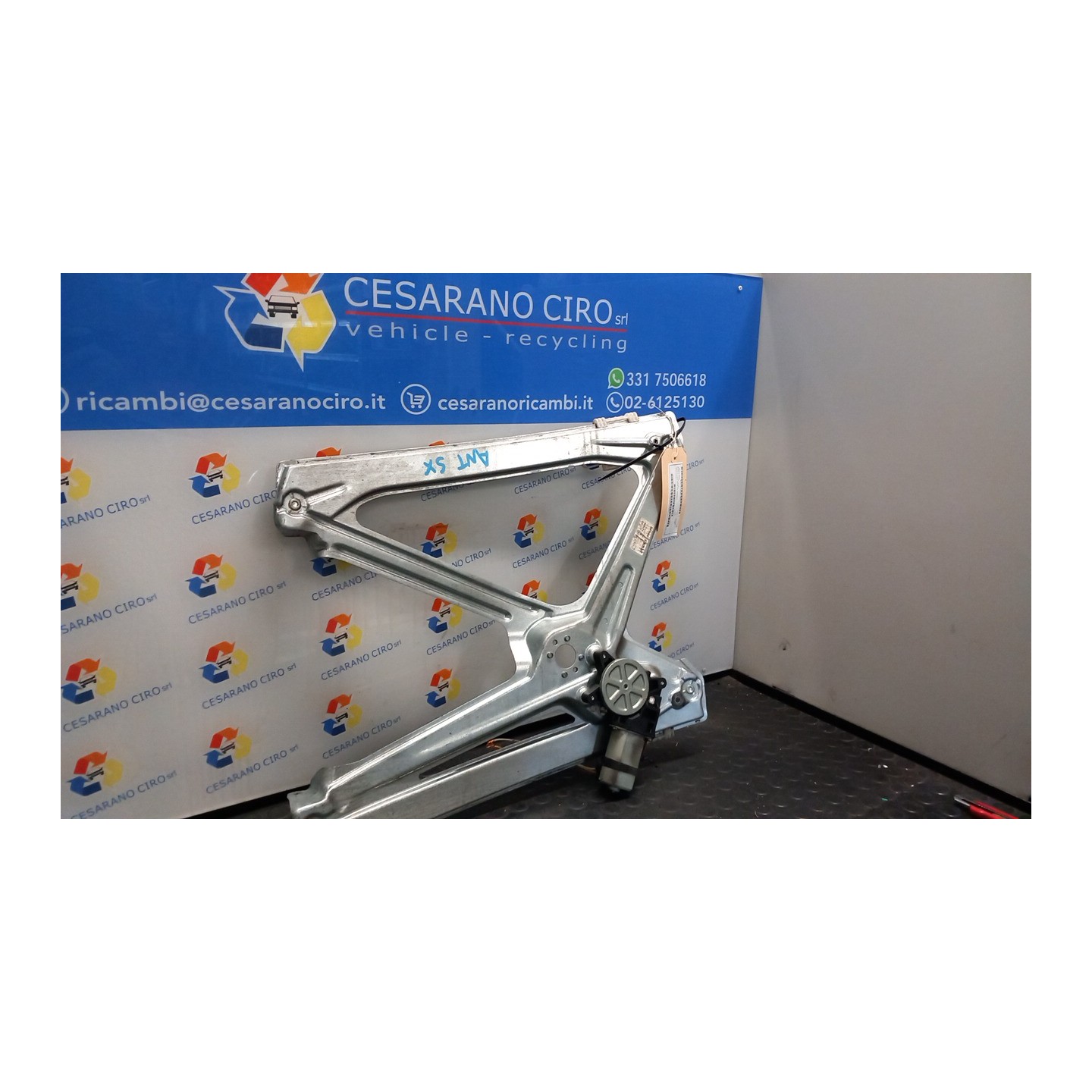 ALZACRISTALLO ELETTR. PORTA ANT. S/MOTORE SX. 014 SMART FORTWO (A/C451) (01/07-12/11) 3B21 A4517200546