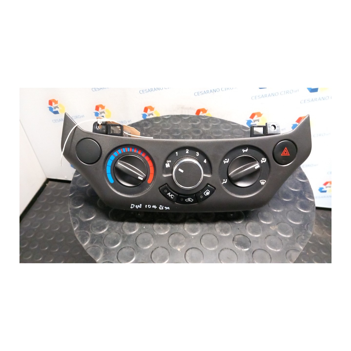 BLOCCO COMANDO CLIMATIZZAZIONE INTERNI ANTRACICE 159 CHEVROLET (DAEWOO) AVEO (T250) (06/08-11/12) B12D1 96650507