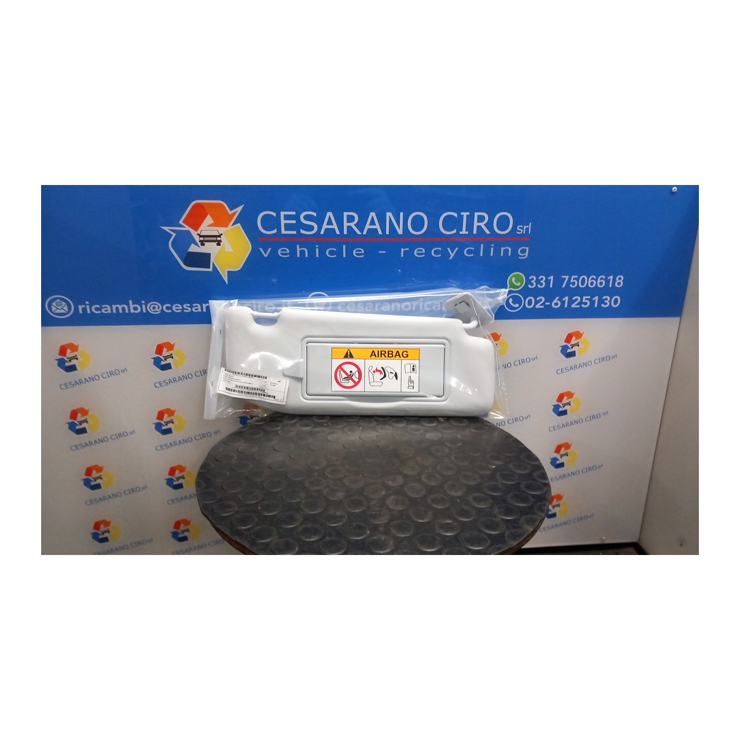 ALETTA PARASOLE PARABREZZA DX. 131 PEUGEOT 2008 (04/16-06/20-) YH01 1619396180