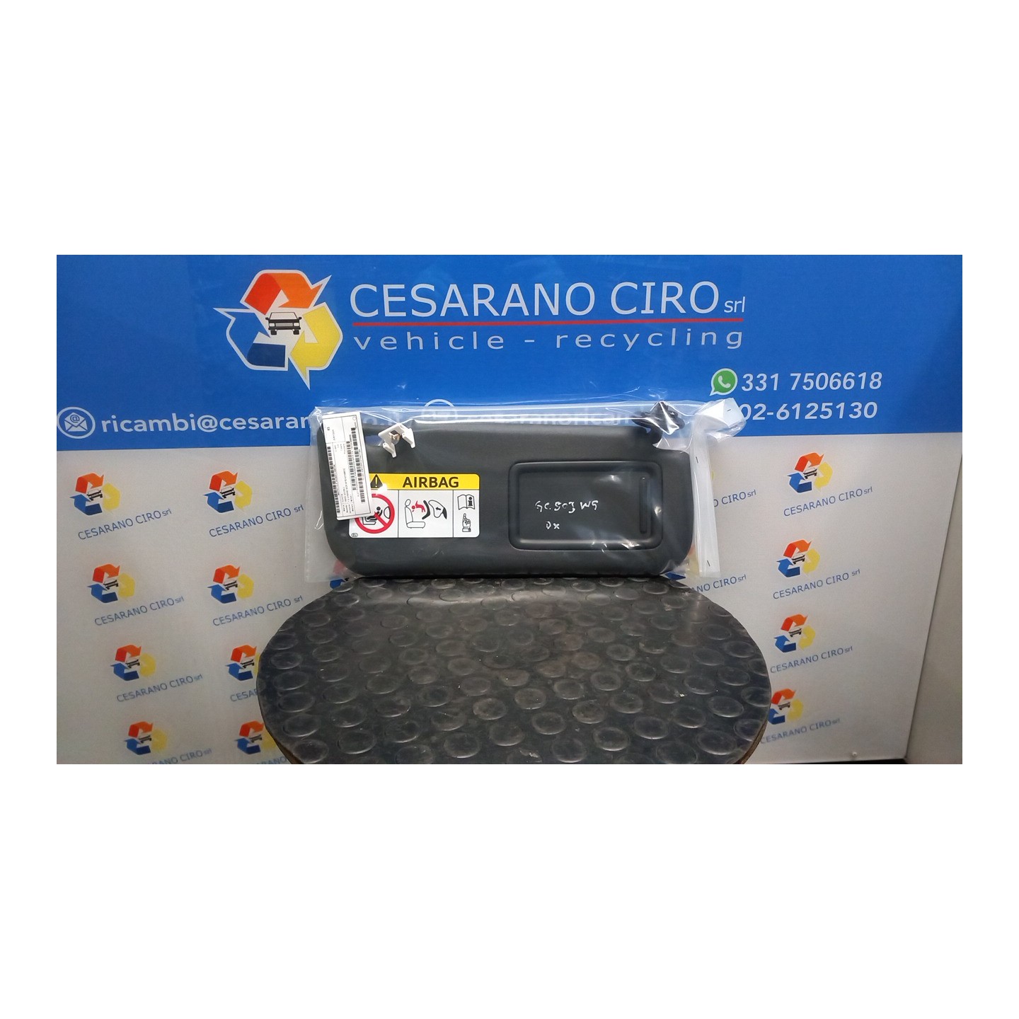ALETTA PARASOLE PARABREZZA N/R/S DX. 198 TOYOTA YARIS (02/20-) M15A 74310K0090B0