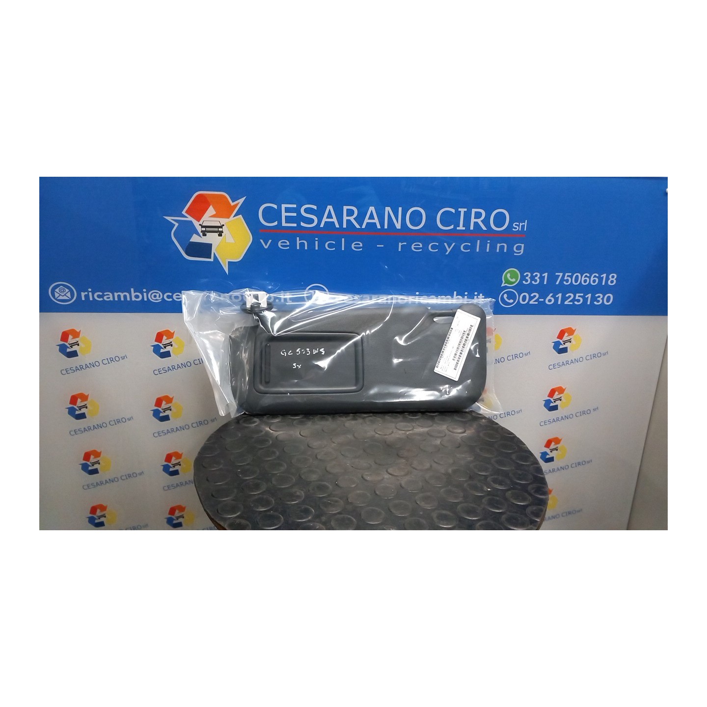 ALETTA PARASOLE PARABREZZA N/R/S SX. 199 TOYOTA YARIS (02/20-) M15A 74320K0090B0