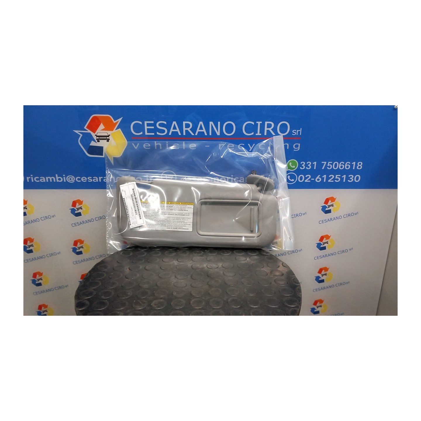 ALETTA PARASOLE PARABREZZA DX. 020 TOYOTA YARIS (11/05-02/12) 1KRFE 743100D270B0