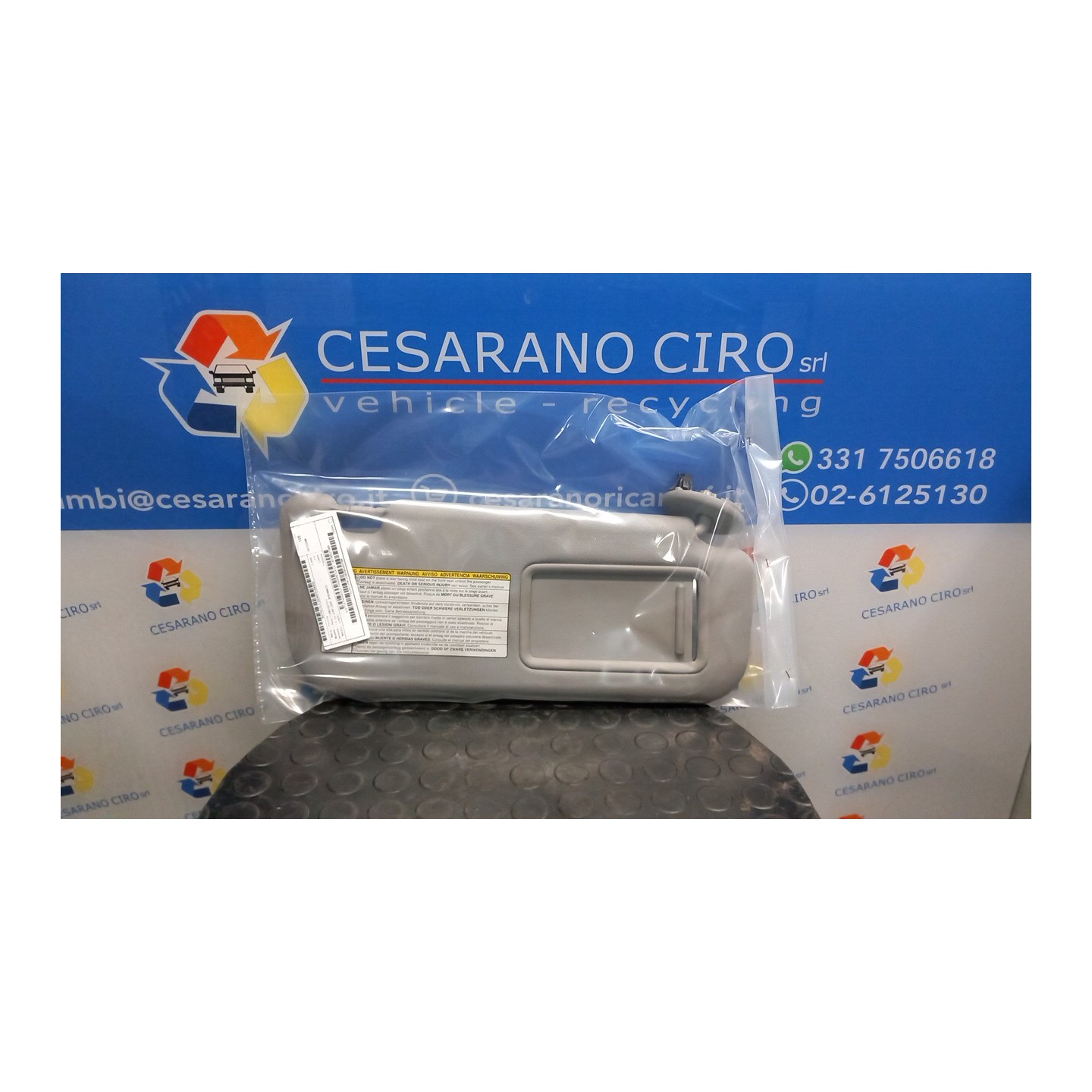 ALETTA PARASOLE PARABREZZA DX. 020 TOYOTA YARIS (11/05-02/12) 1KRFE 743100D270B0