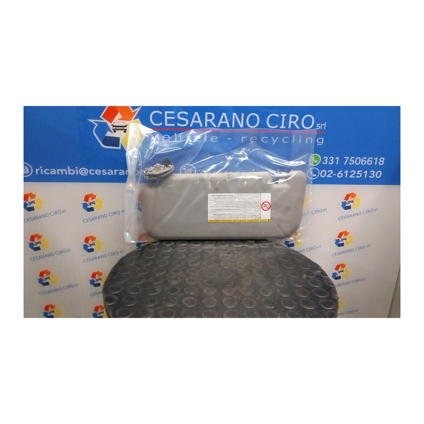 ALETTA PARASOLE PARABREZZA DX. 020 TOYOTA YARIS (11/05-02/12) 1KRFE 743100D270B0