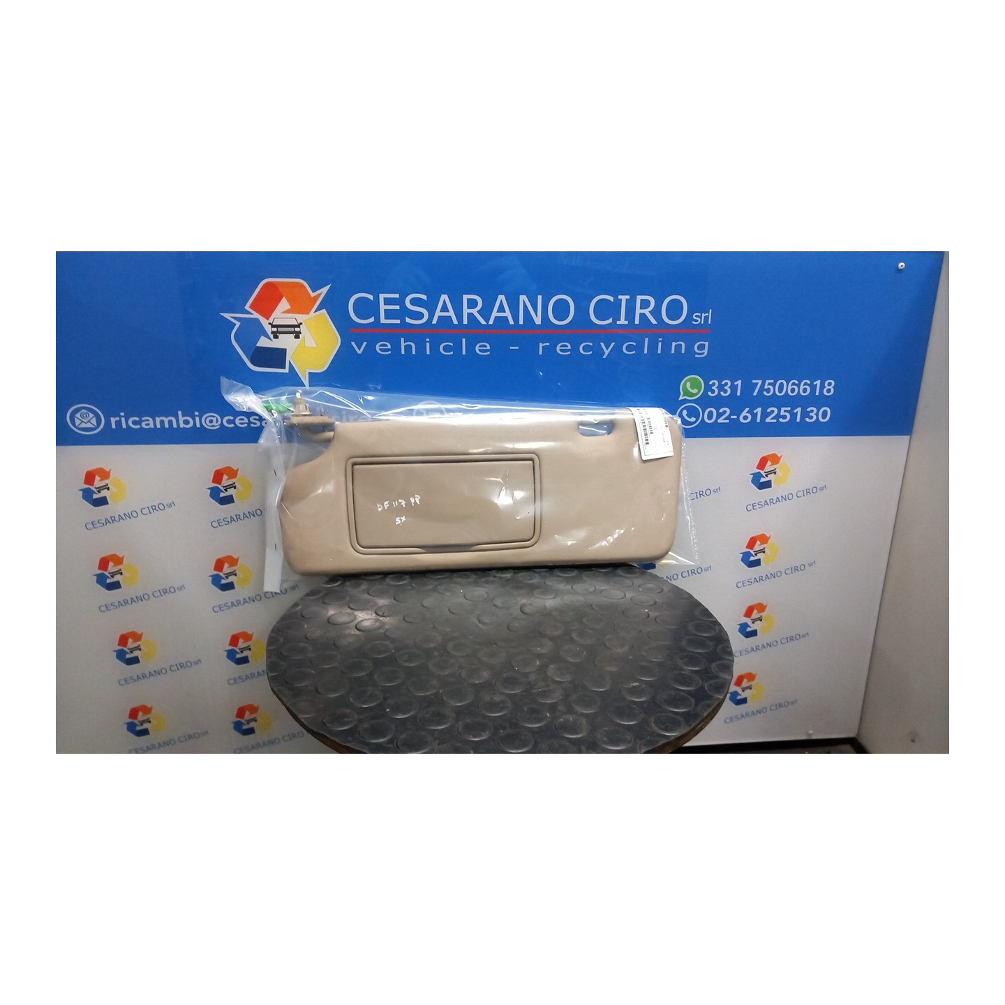 ALETTA PARASOLE PARABREZZA SX. 265 HONDA CR-V 2A SERIE (04/02-12/06) N22A2 83280SCAG16ZA