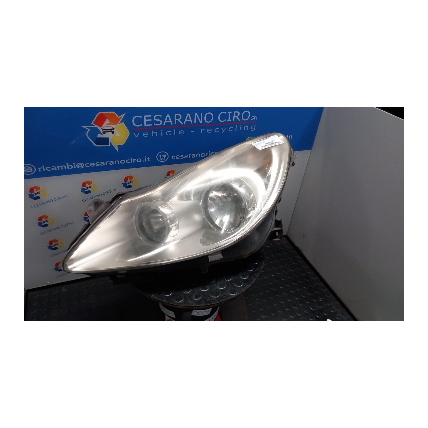 PROIETTORE SX. 165 OPEL CORSA (S07) (07/06-02/11) Z14XEP 93189361
