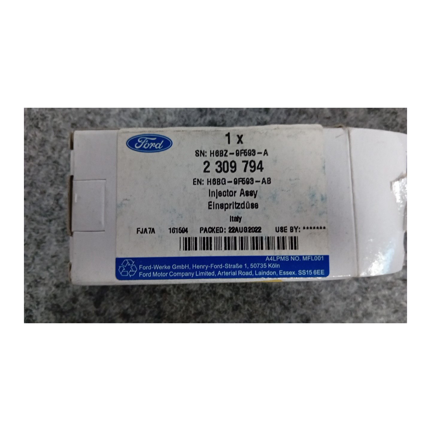 INIETTORE 166 FORD FIESTA (CE1) (04/17-)  2309794