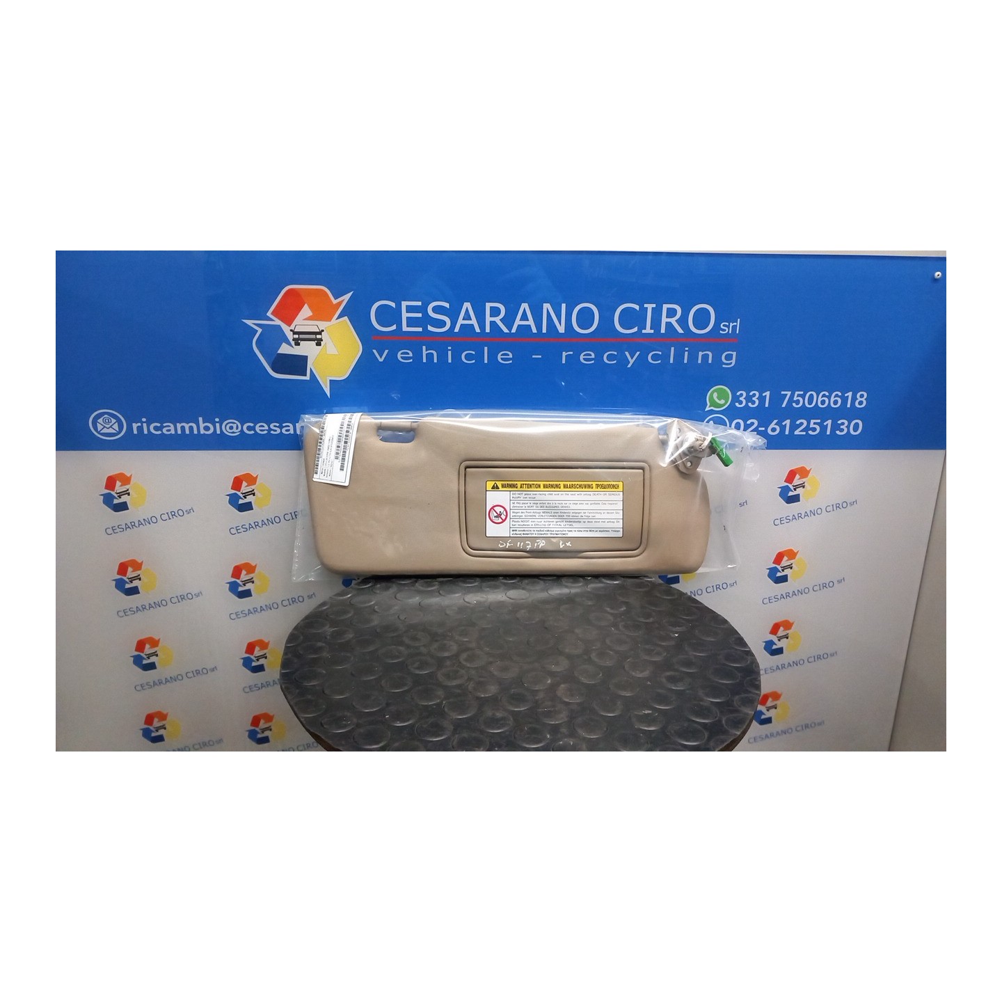 ALETTA PARASOLE PARABREZZA DX. 266 HONDA CR-V 2A SERIE (04/02-12/06) N22A2 83230SCAG06ZA