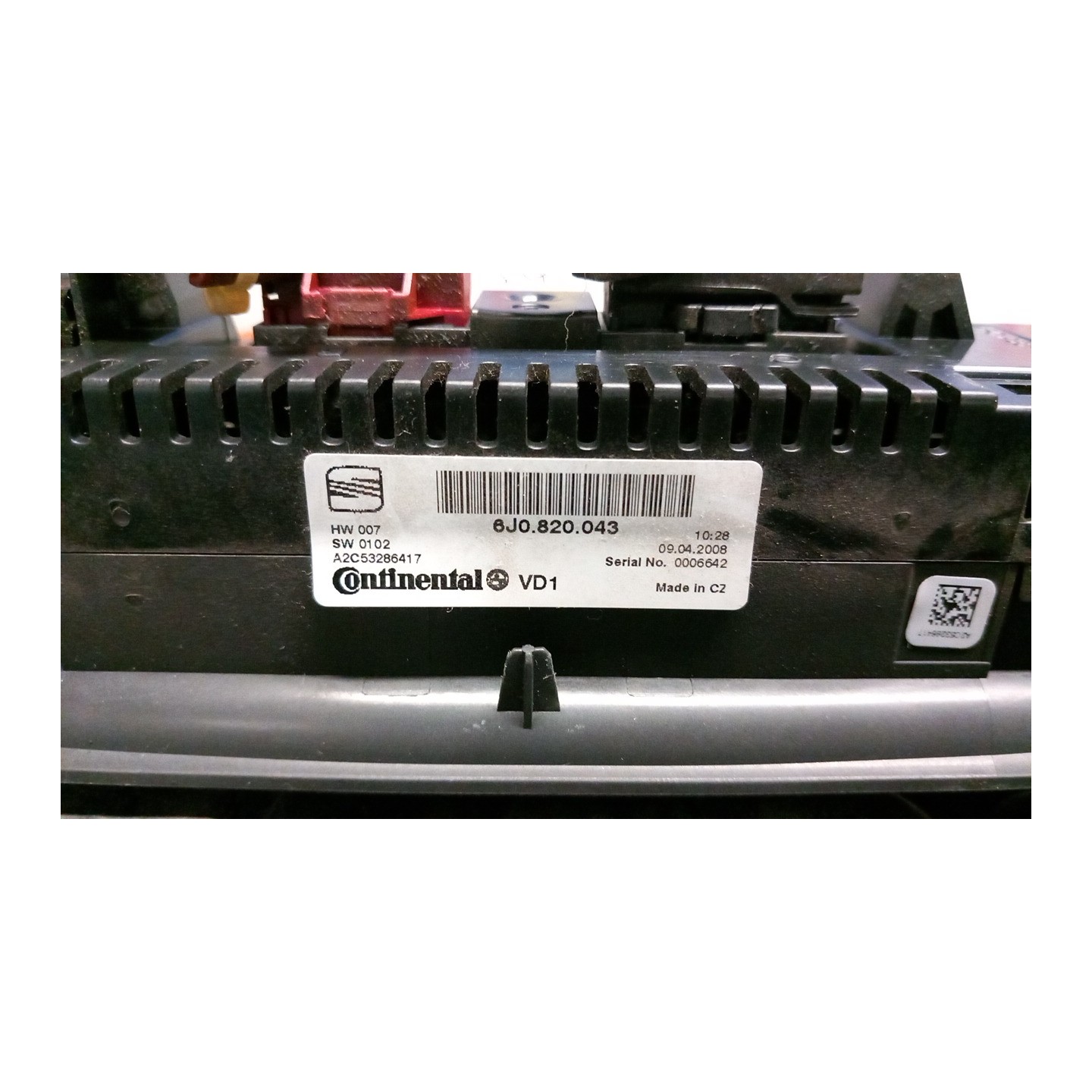 BLOCCO COMANDO CLIMATIZZAZIONE 043 SEAT IBIZA (6J) (05/08-03/13) BLS 6J0819045NEE