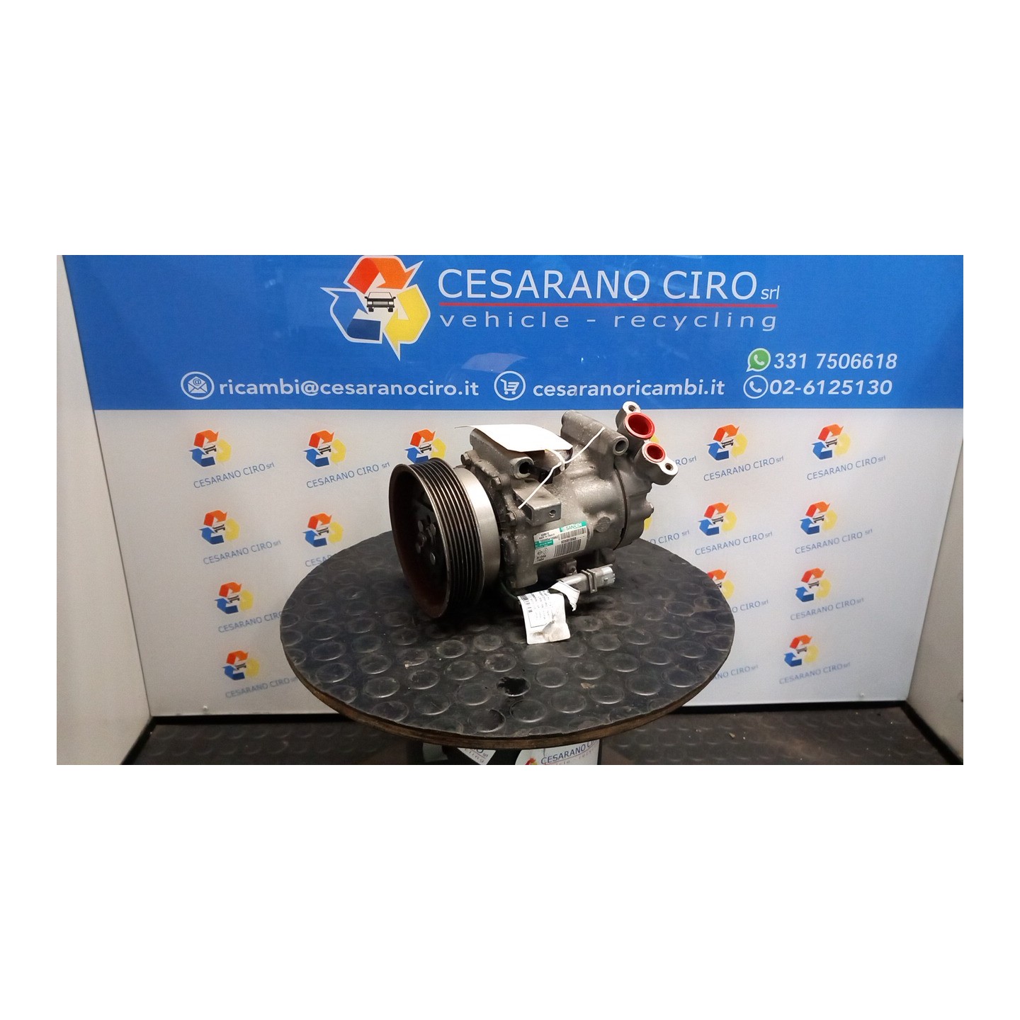 COMPRESSORE A/C 060 RENAULT TWINGO 2A SERIE (06/07-02/12) D4FJ7 8200578856