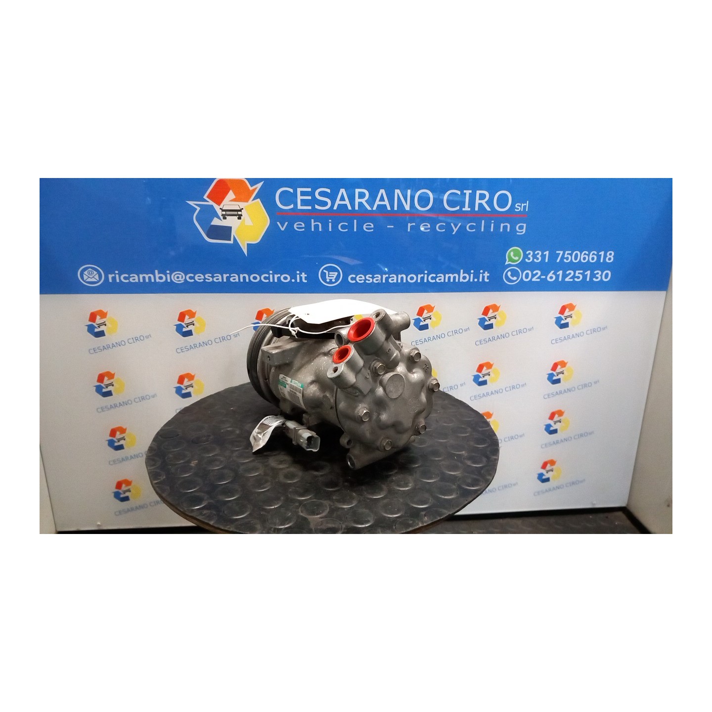 COMPRESSORE A/C 060 RENAULT TWINGO 2A SERIE (06/07-02/12) D4FJ7 8200578856