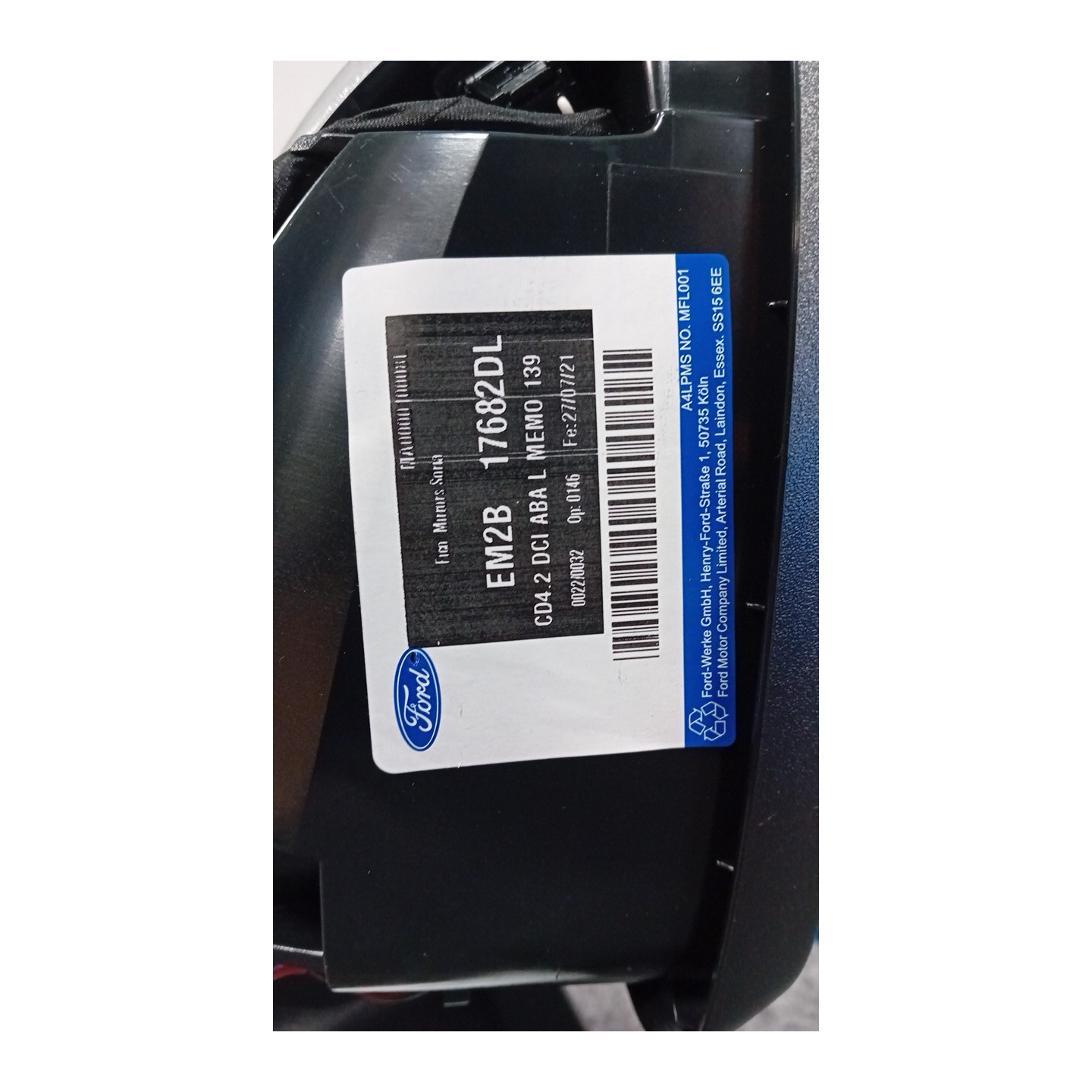RETROVISORE EST. REGOLAZ. ELETTR. DO DX. 068 FORD GALAXY (CDR) (05/15-)  2010403