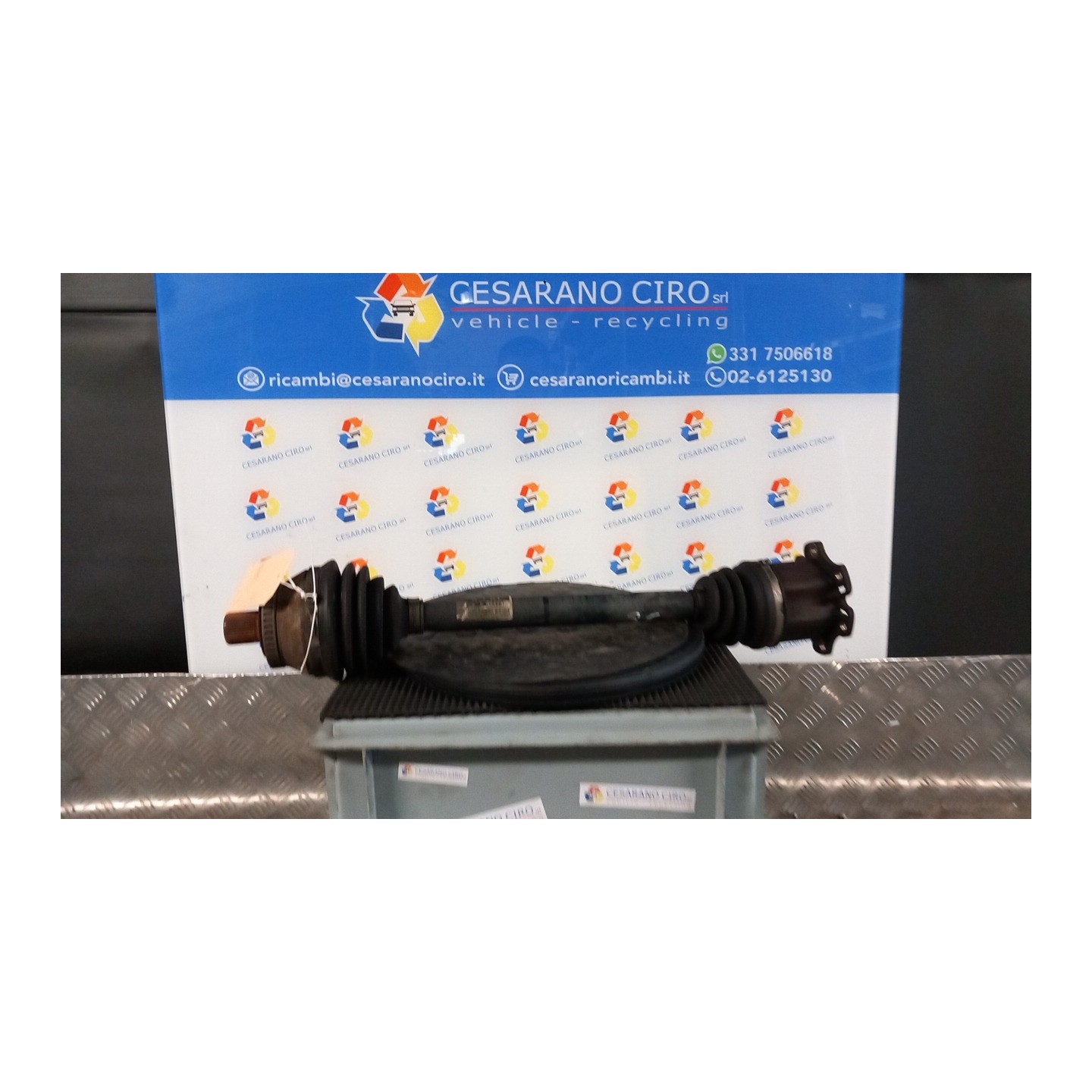 SEMIALBERO ANT. COMPL. SX. 075 AUDI A4 (8E) (10/04-02/08) BRE 8E0407271AT