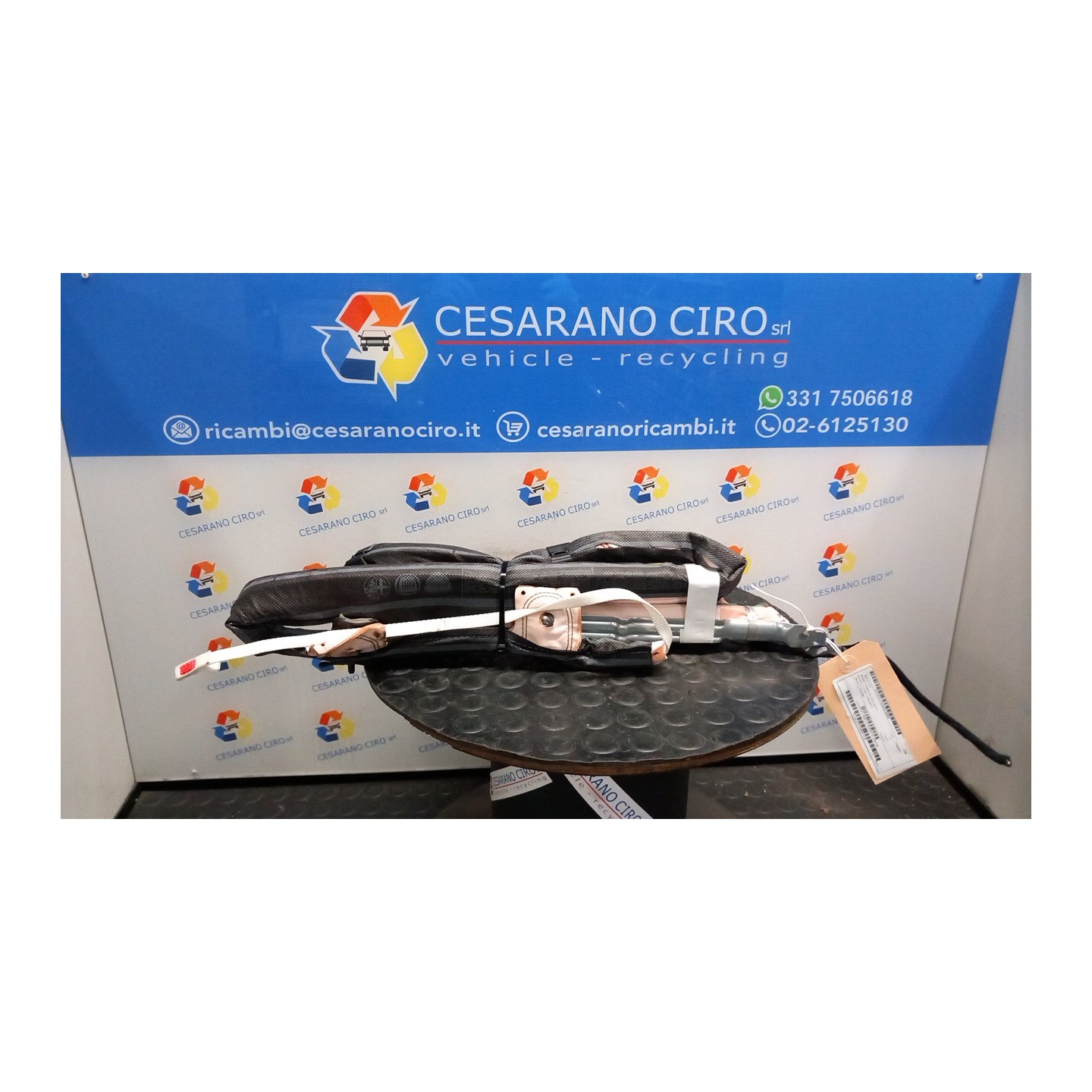 DISPOSITIVO AIRBAG A TENDINA DX. 038 FIAT PANDA (33) (12/11-04/17) 169A4000 52091794