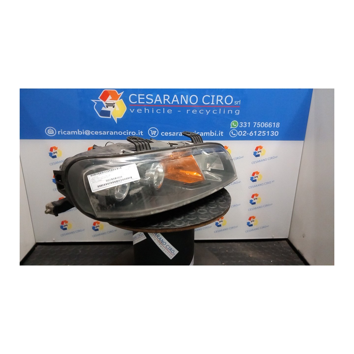 PROIETTORE DX. 078 FIAT PUNTO (1N/1P) (07/99-12/05) 188A4000 51712392