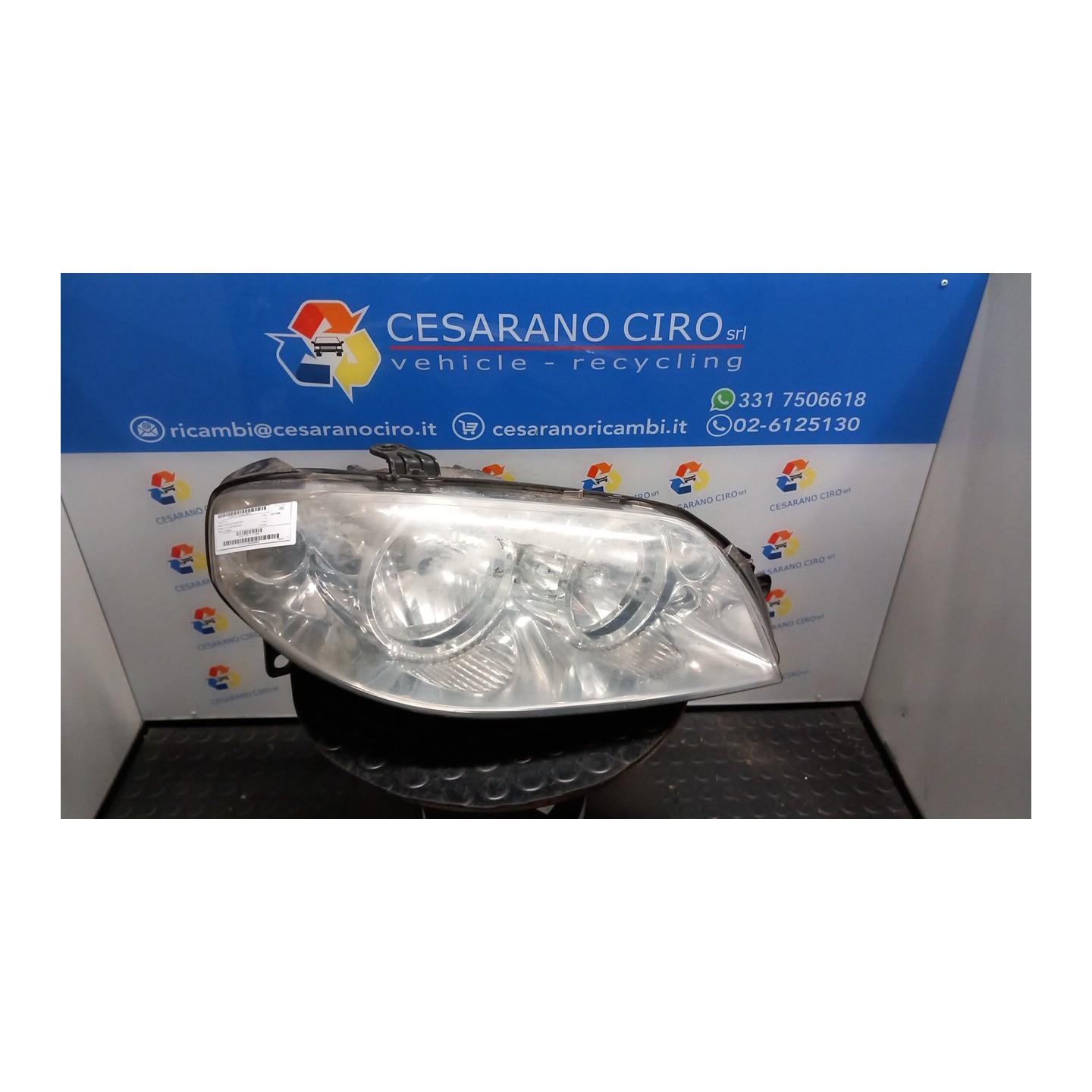 PROIETTORE DX. 101 FIAT PUNTO (2U) (07/03-01/07) 188A4000 51760025