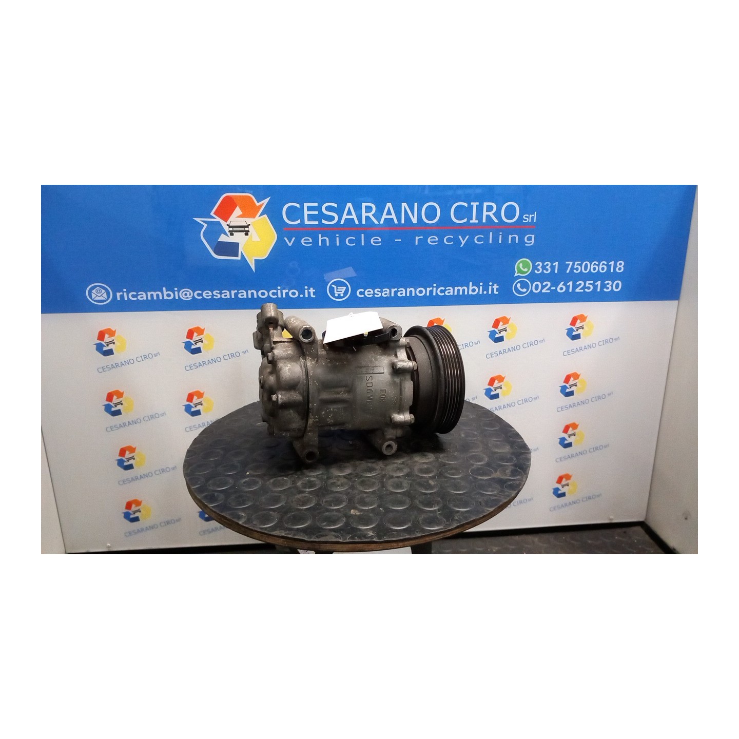 COMPRESSORE A/C COMPL. 116 NISSAN NOTE (E11E) (02/06-09/13) K9K 92600CJ70A