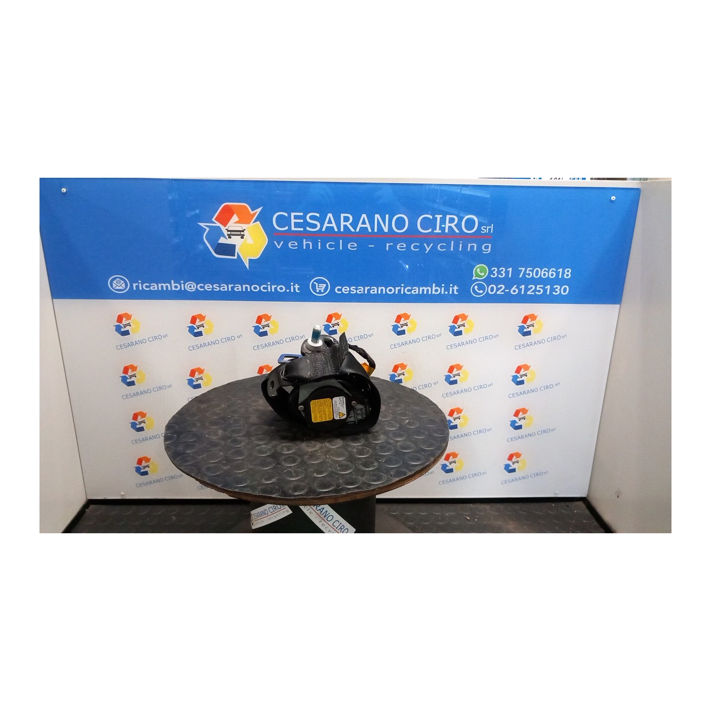 AGGANCIO CINTURA DI SICUREZZA POST. SX. 027 FIAT QUBO (3N) (07/08-05/17) KFT 98846752