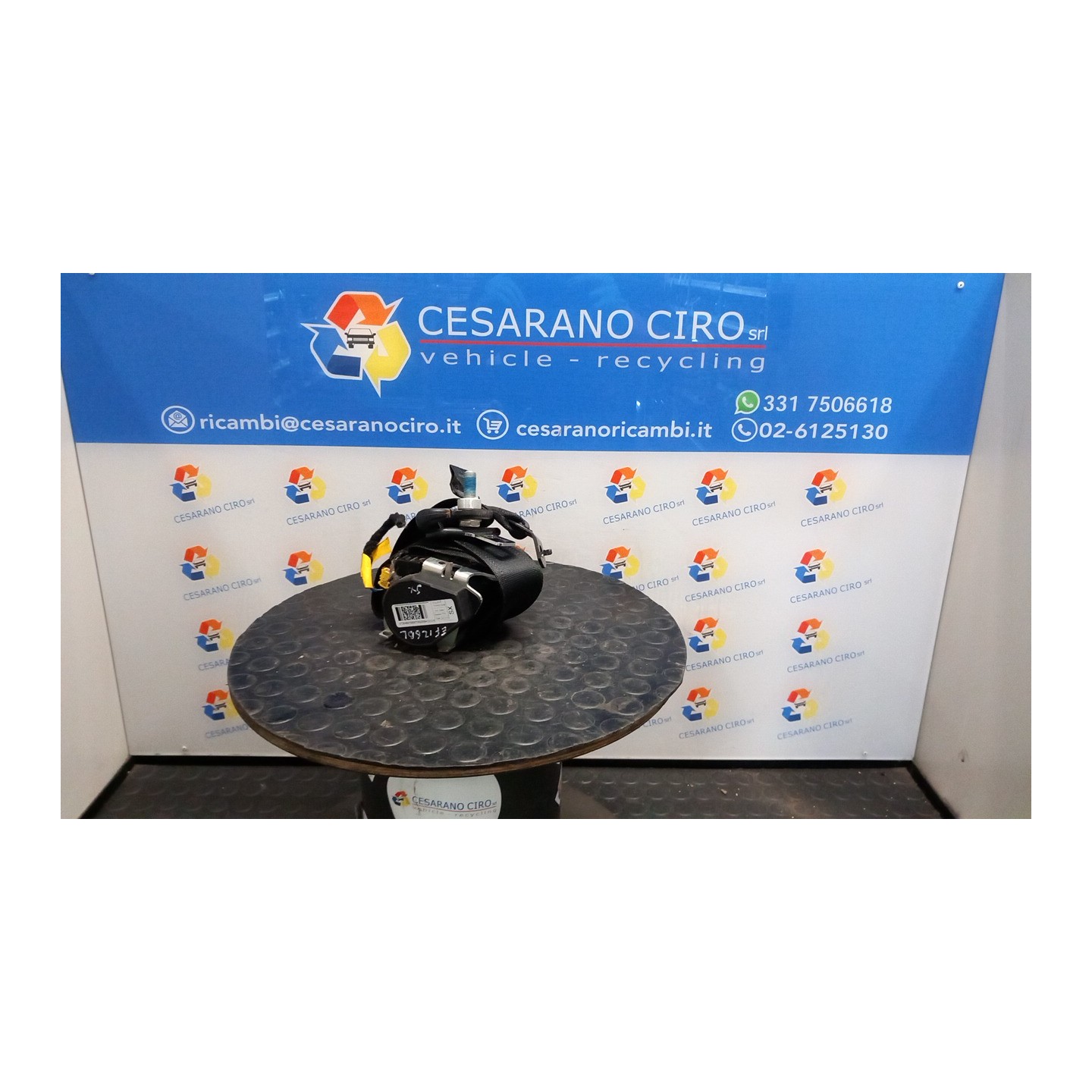 AGGANCIO CINTURA DI SICUREZZA POST. SX. 027 FIAT QUBO (3N) (07/08-05/17) KFT 98846752