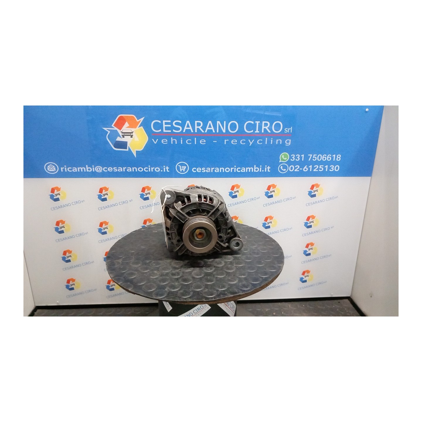 ALTERNATORE BOSCH 105AMP 061 ALFA ROMEO 147 (W8) (08/00-01/06) AR32104 46769369