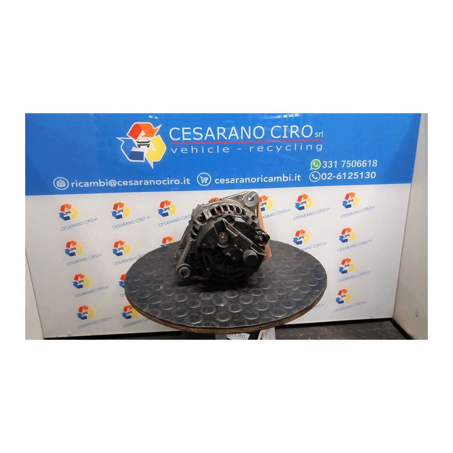 ALTERNATORE BOSCH 105AMP 061 ALFA ROMEO 147 (W8) (08/00-01/06) AR32104 46769369