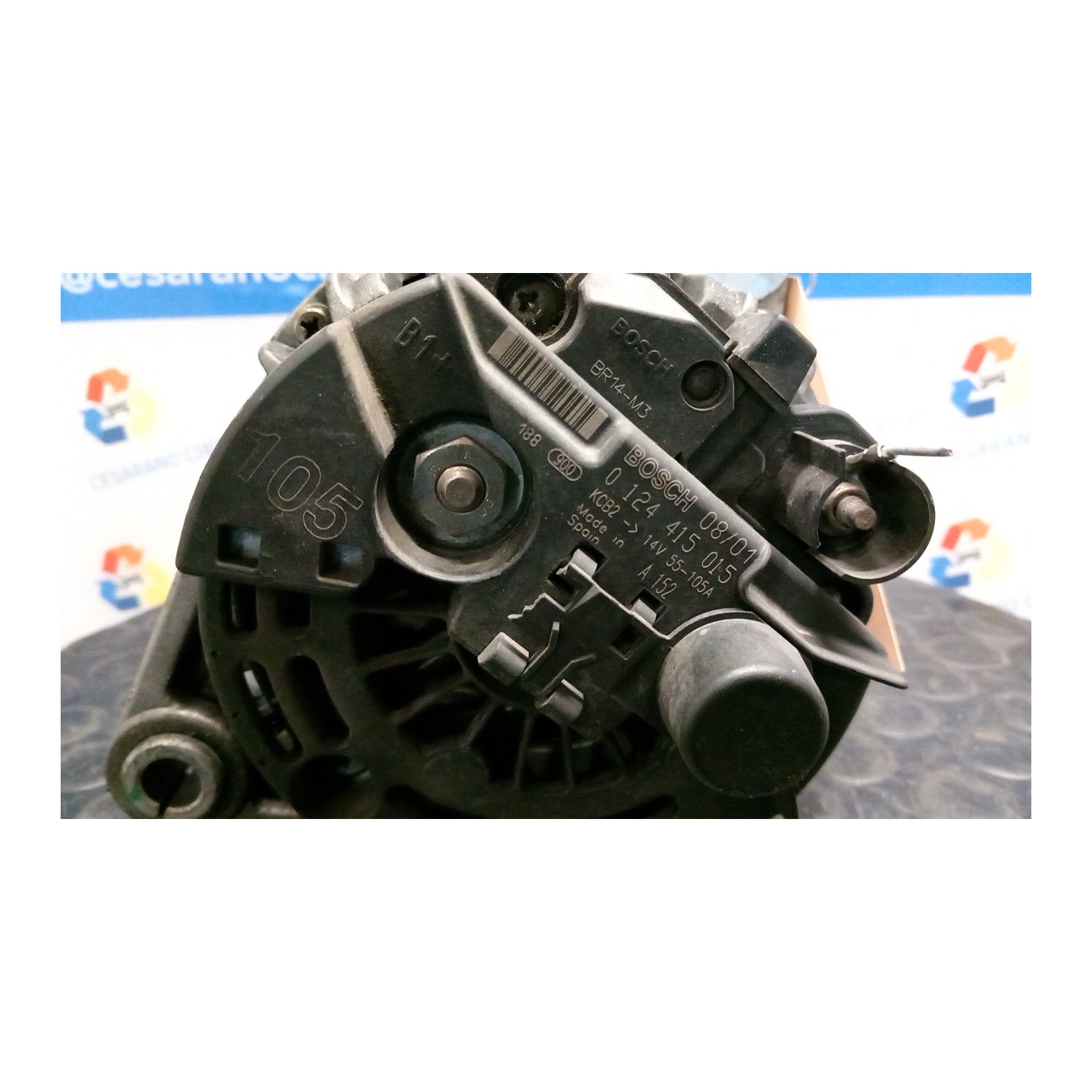 ALTERNATORE BOSCH 105AMP 061 ALFA ROMEO 147 (W8) (08/00-01/06) AR32104 46769369
