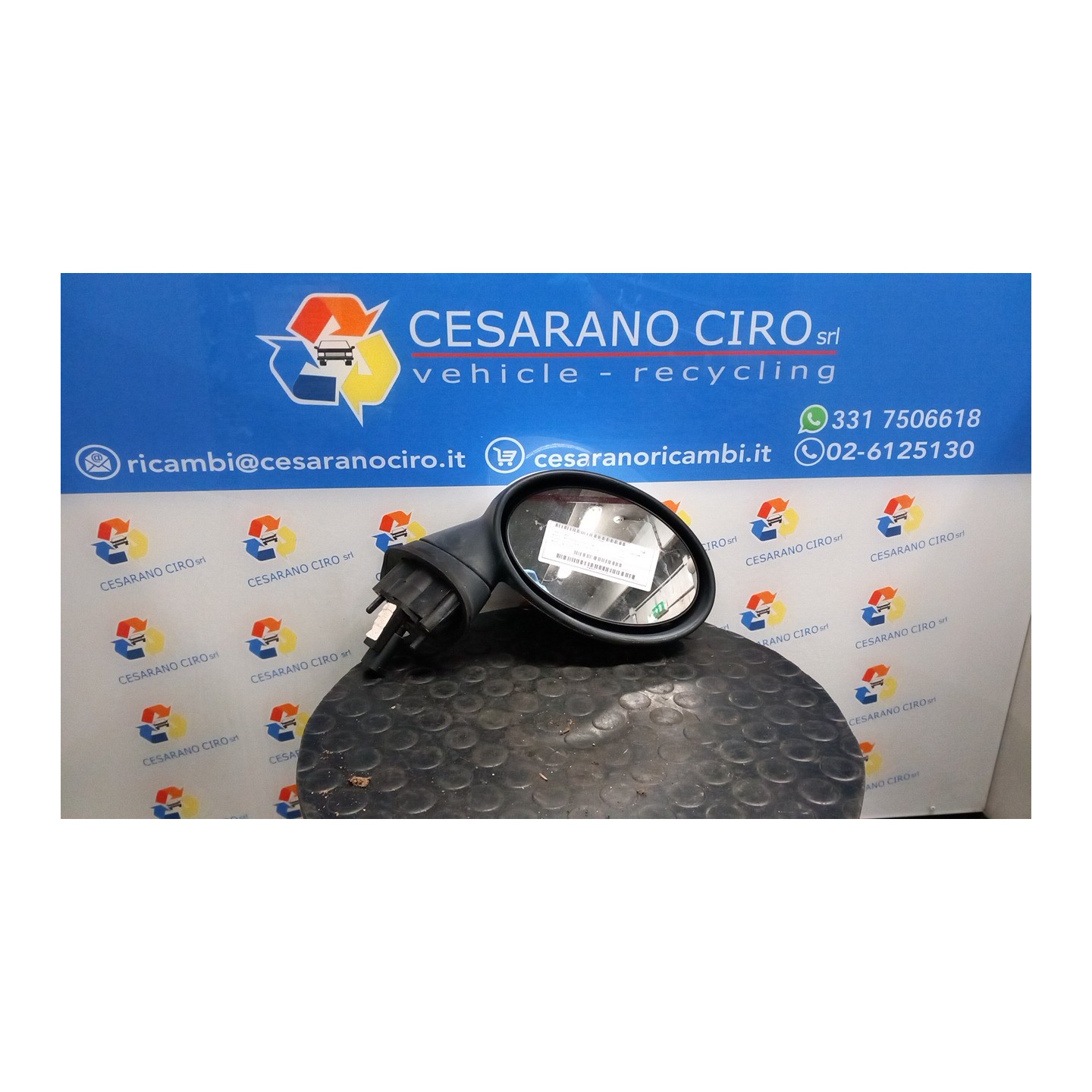 RETROVISORE EST. REGOLAZ. ELETTR. DX. 007 MINI MINI (R50/R53) (07/01-07/06) W11B16A 51167192470