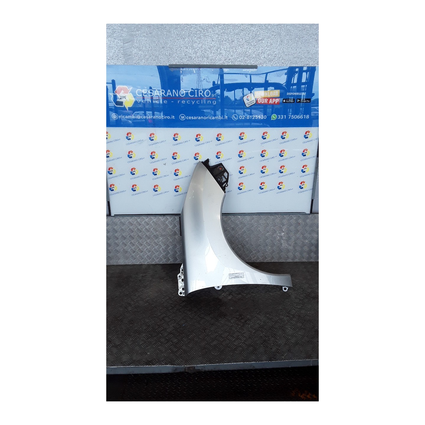 PARAFANGO ANT. DX. 026 PEUGEOT 3008 (04/09-10/13) 9HZ 7841Z1
