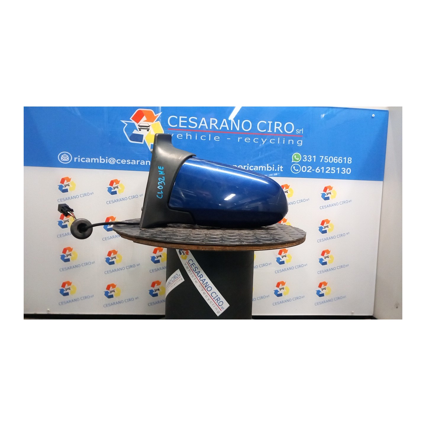 RETROVISORE EST. REGOLAZ. ELETTR. SX 026 OPEL ZAFIRA (T98) (03/99-12/05) Z18XE NB2413016021010SX