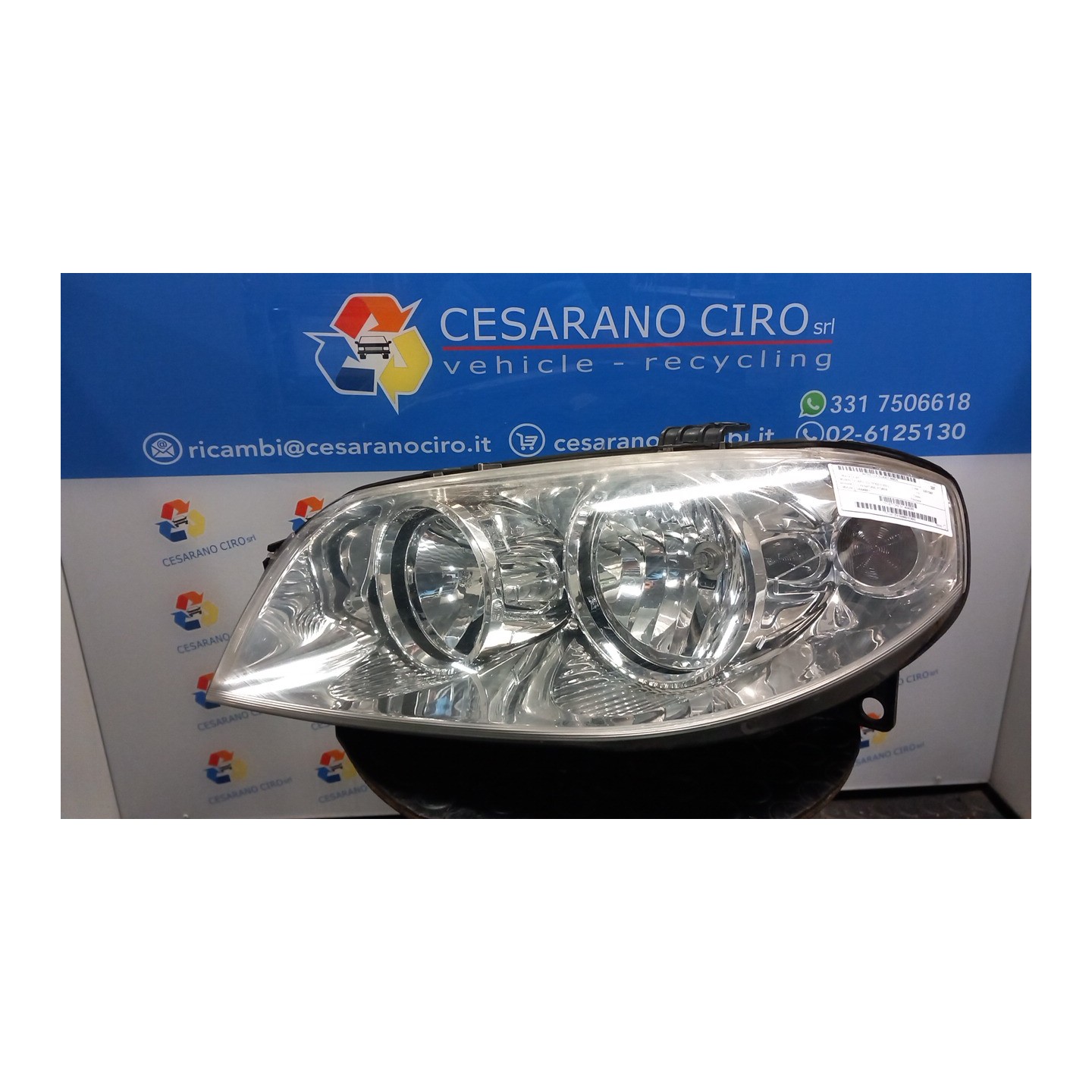 PROIETTORE SX. 028 FIAT PUNTO (2U) (07/03-01/07) 188A4000 46849385