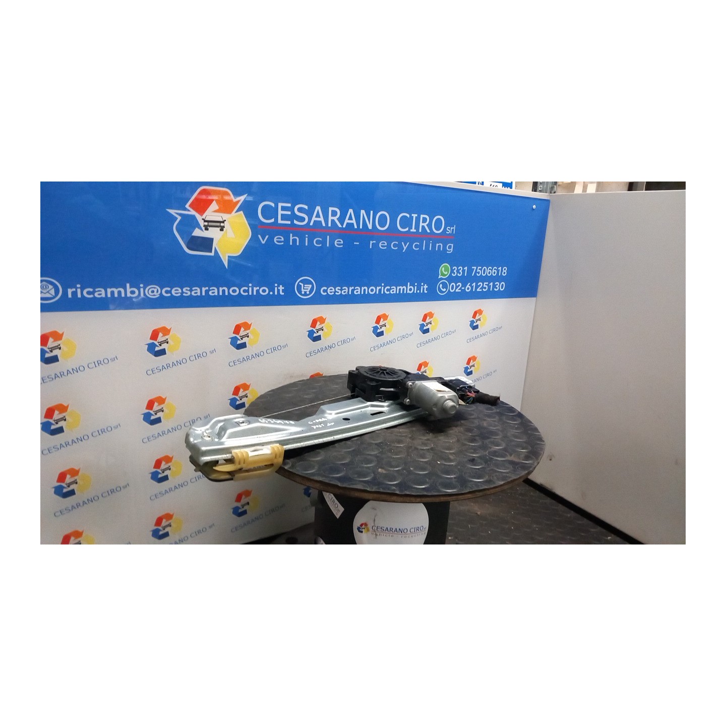 ALZACRISTALLO ELETTR. PORTA POST. C/MOTORINO SX. 058 FORD C-MAX (CB7) (09/10-05/15) T1DA 1884440