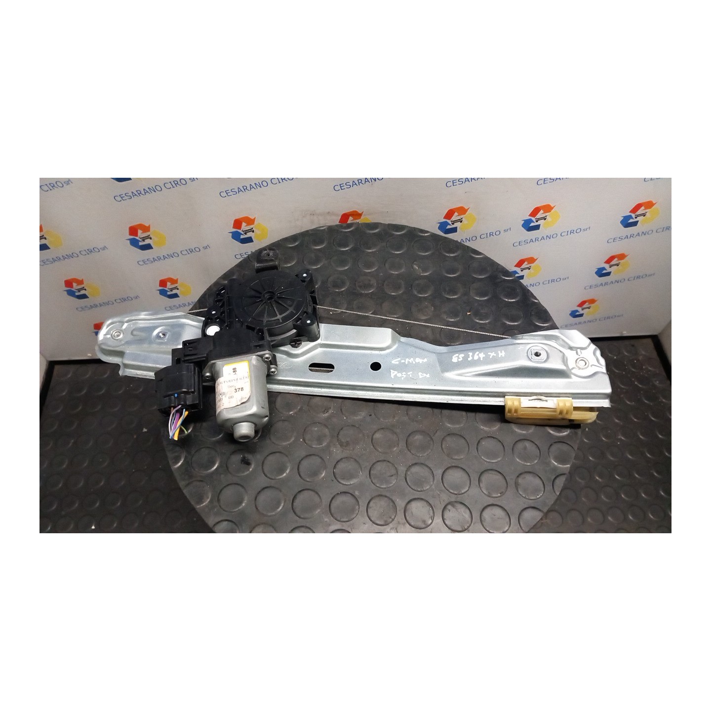 ALZACRISTALLO ELETTR. PORTA POST. C/MOTORINO DX. 059 FORD C-MAX (CB7) (09/10-05/15) T1DA 1884431