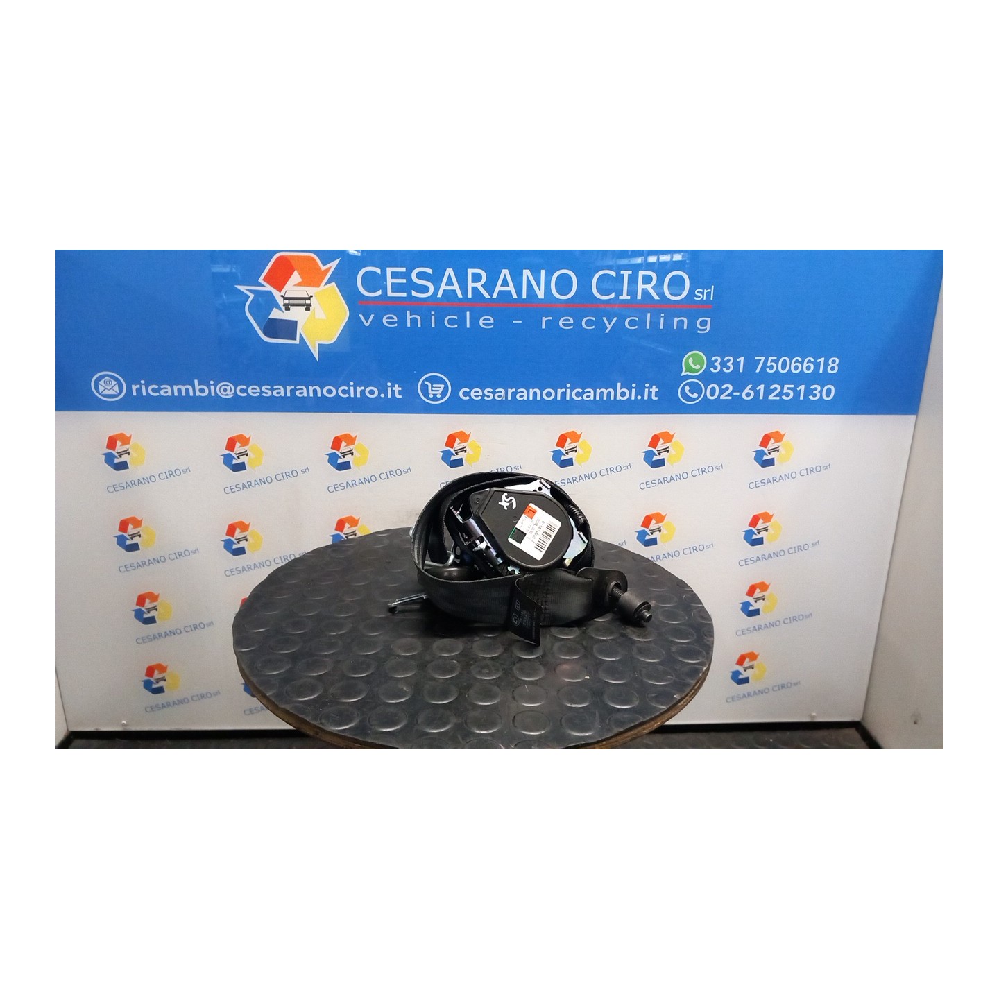 CINTURA DI SICUREZZA ANT. SX. 062 FORD C-MAX (CB7) (09/10-05/15) T1DA 1687778