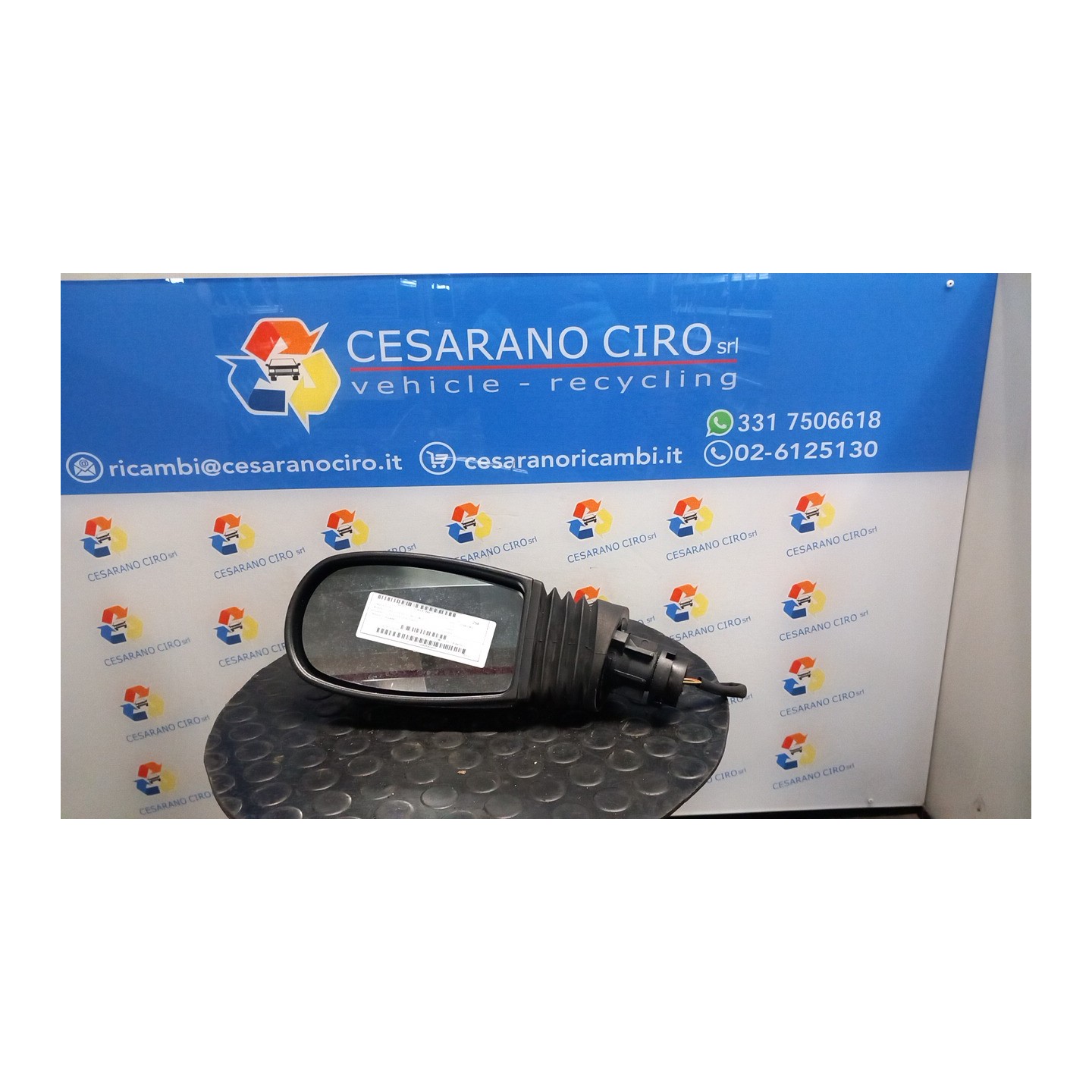 RETROVISORE EST. REGOLAZ. ELETTR. TERMICO SX. 017 FIAT PUNTO (1N/1P) (07/99-12/05) 188A4000 735380187