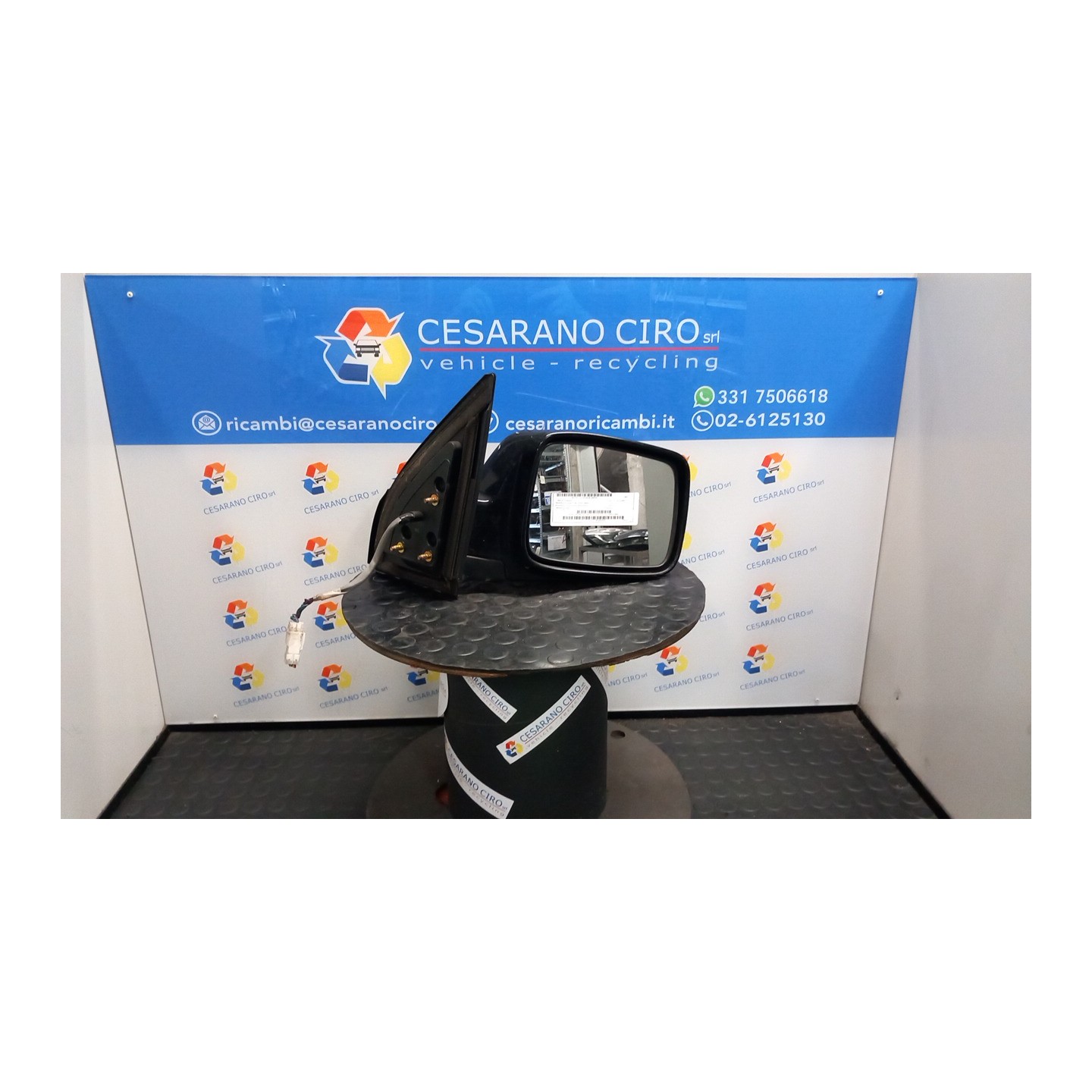 RETROVISORE EST. REGOLAZ. ELETTR. DX. 024 NISSAN X-TRAIL (T30) (07/01-09/03) YD22 K6301EQ08A