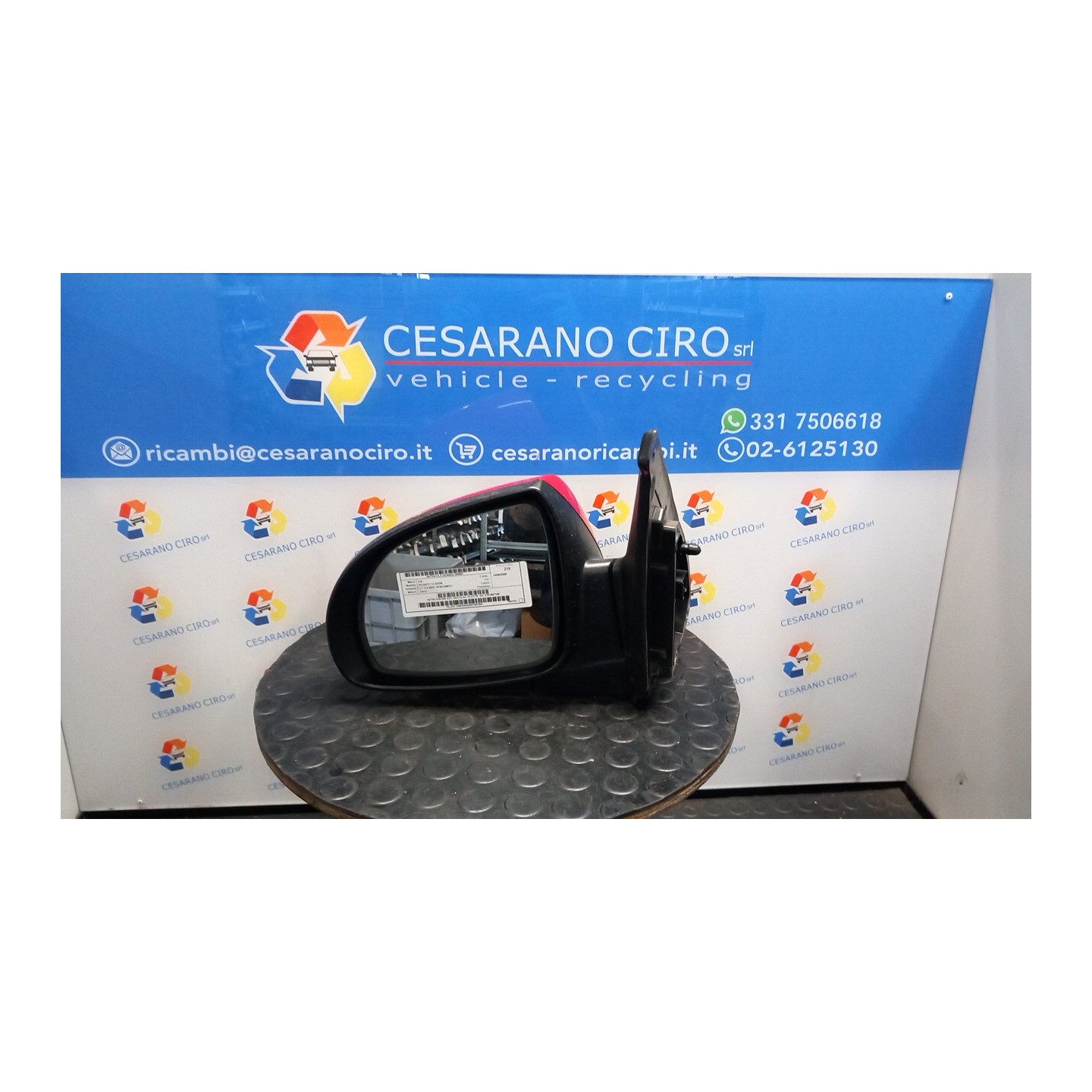 RETROVISORE EST. REGOLAZ. ELETTR. SX. 007 KIA PICANTO 1A SERIE (02/08-07/11 G4HG 8761007158
