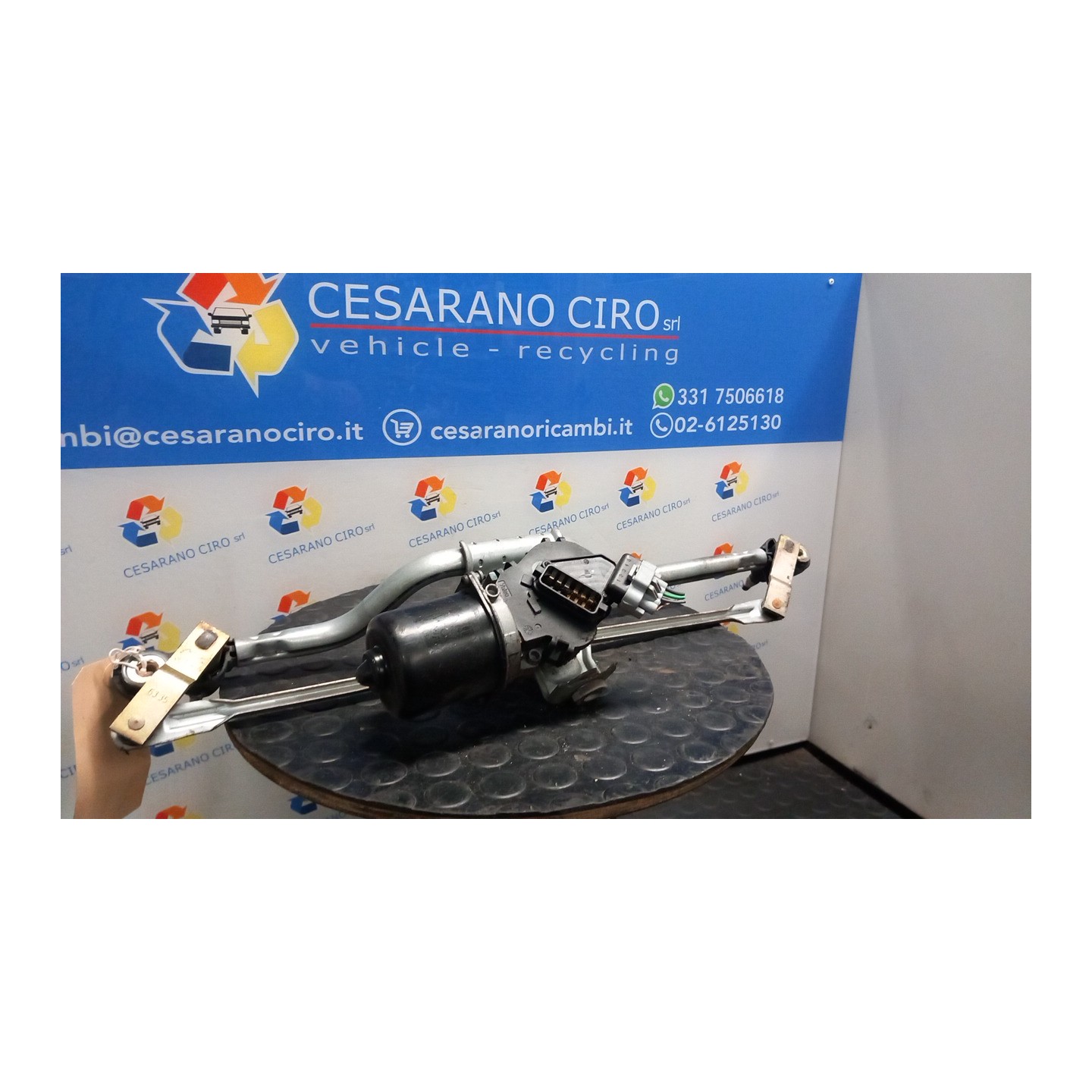 MECCANISMO TERGIPARABREZZA VALEO 072 RENAULT CLIO 2A SERIE (05/01-11/10) D7FG7 7701052155