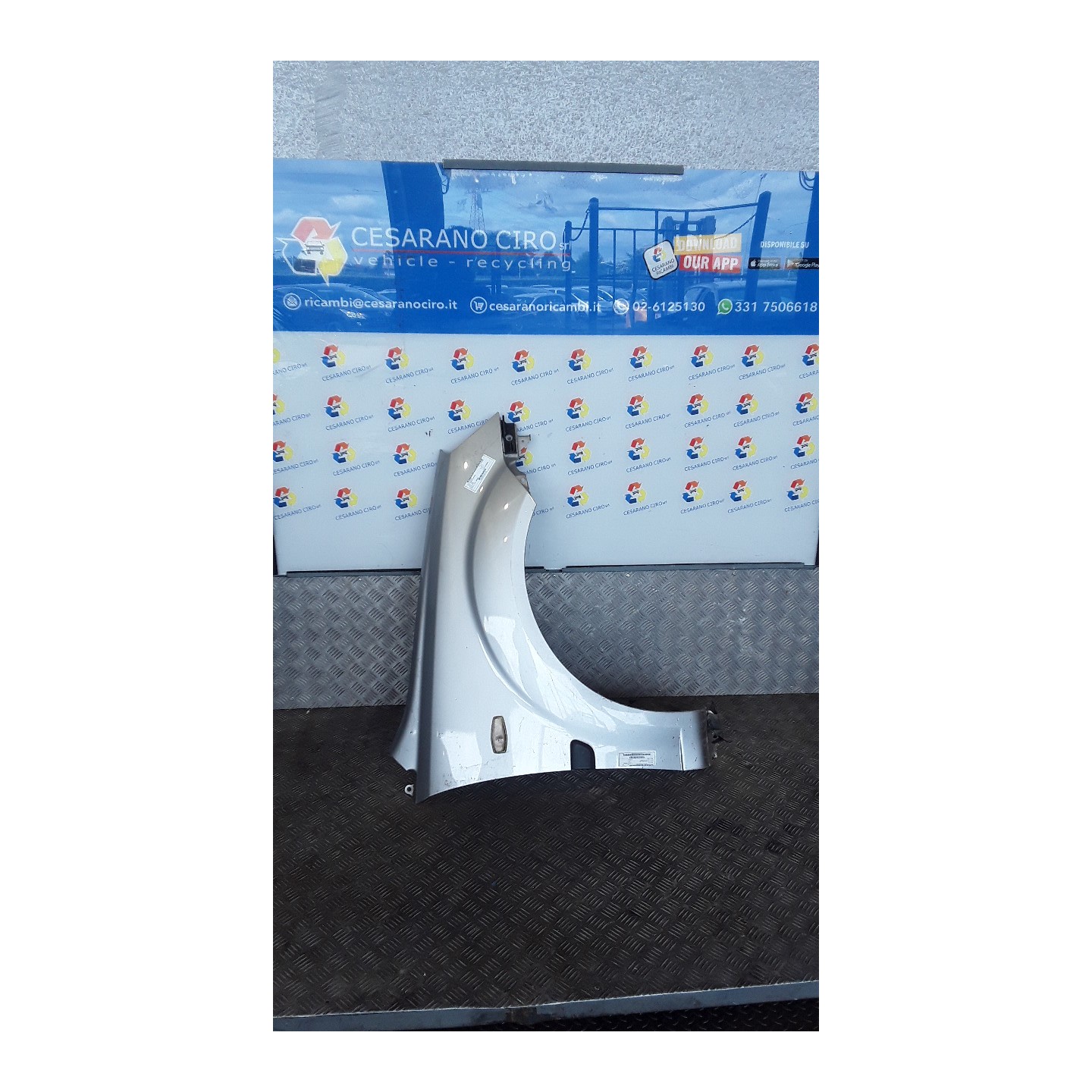 PARAFANGO ANT. DX. 037 KIA RIO 2A SERIE (09/05-11/09) G4EE 663211G350