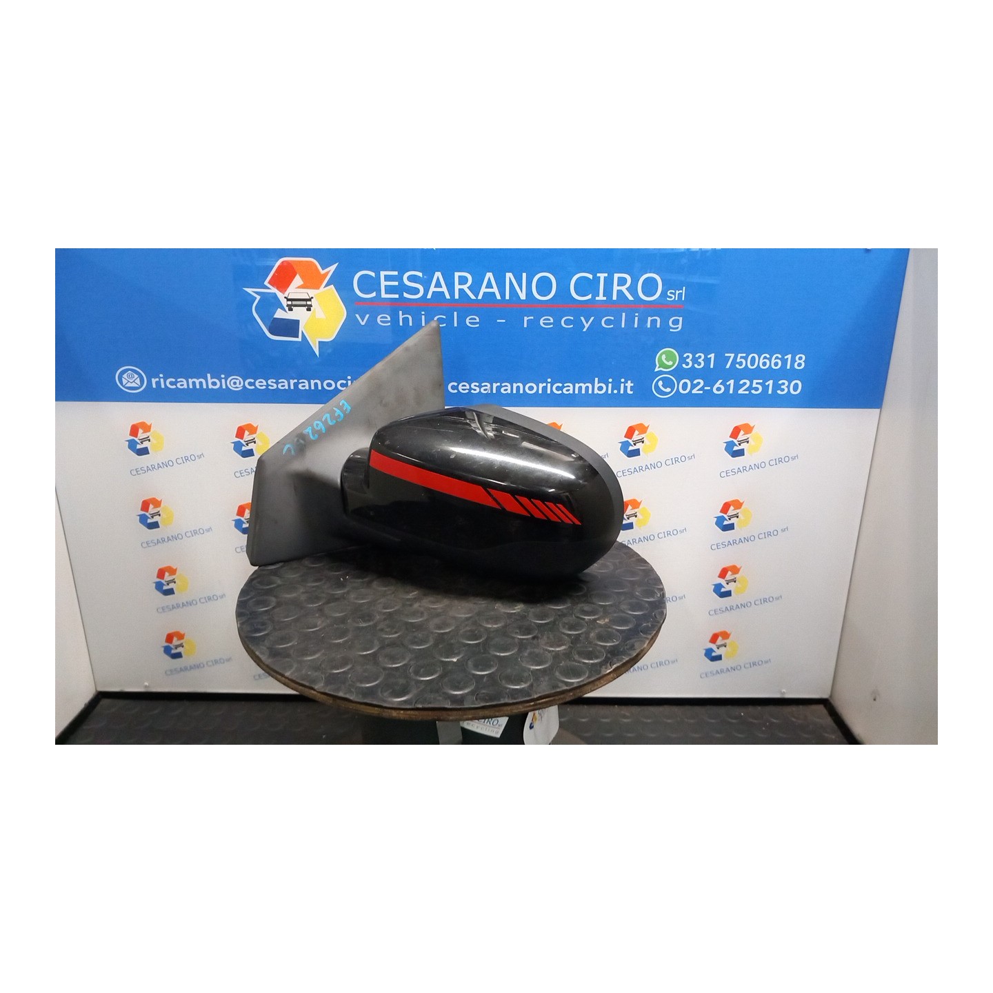 RETROVISORE EST. REGOLAZ. ELETTR. RETROVISORI ESTERNI 01 SX. 106 RENAULT CLIO 3A SERIE (05/09-) D4FE7 7701071870