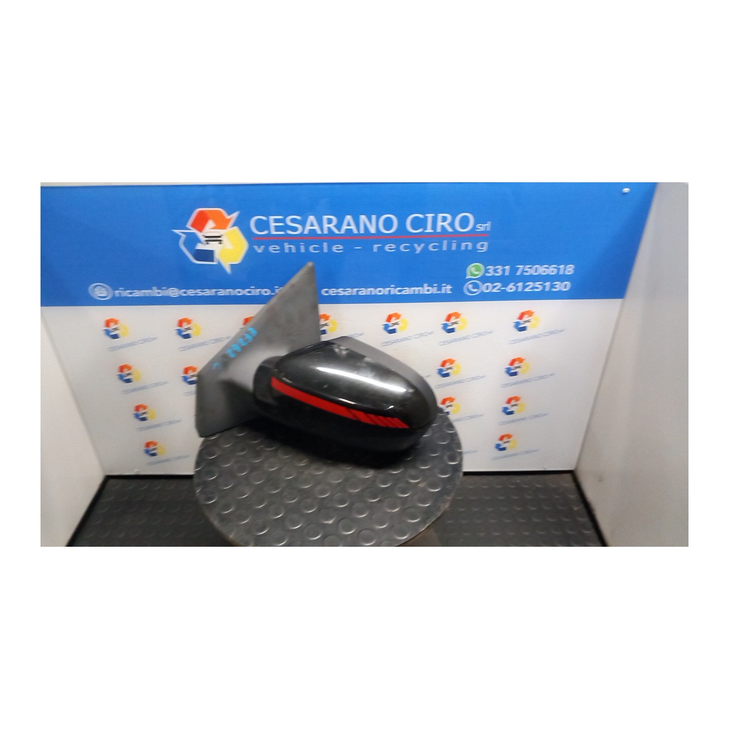 RETROVISORE EST. REGOLAZ. ELETTR. RETROVISORI ESTERNI 01 SX. 106 RENAULT CLIO 3A SERIE (05/09-) D4FE7 7701071870