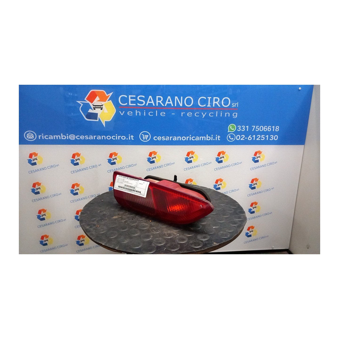 FANALE POST. PARTE INT. SX. 136 ALFA ROMEO 156 1A SERIE (03/02-05/03) 937A2000 60620139