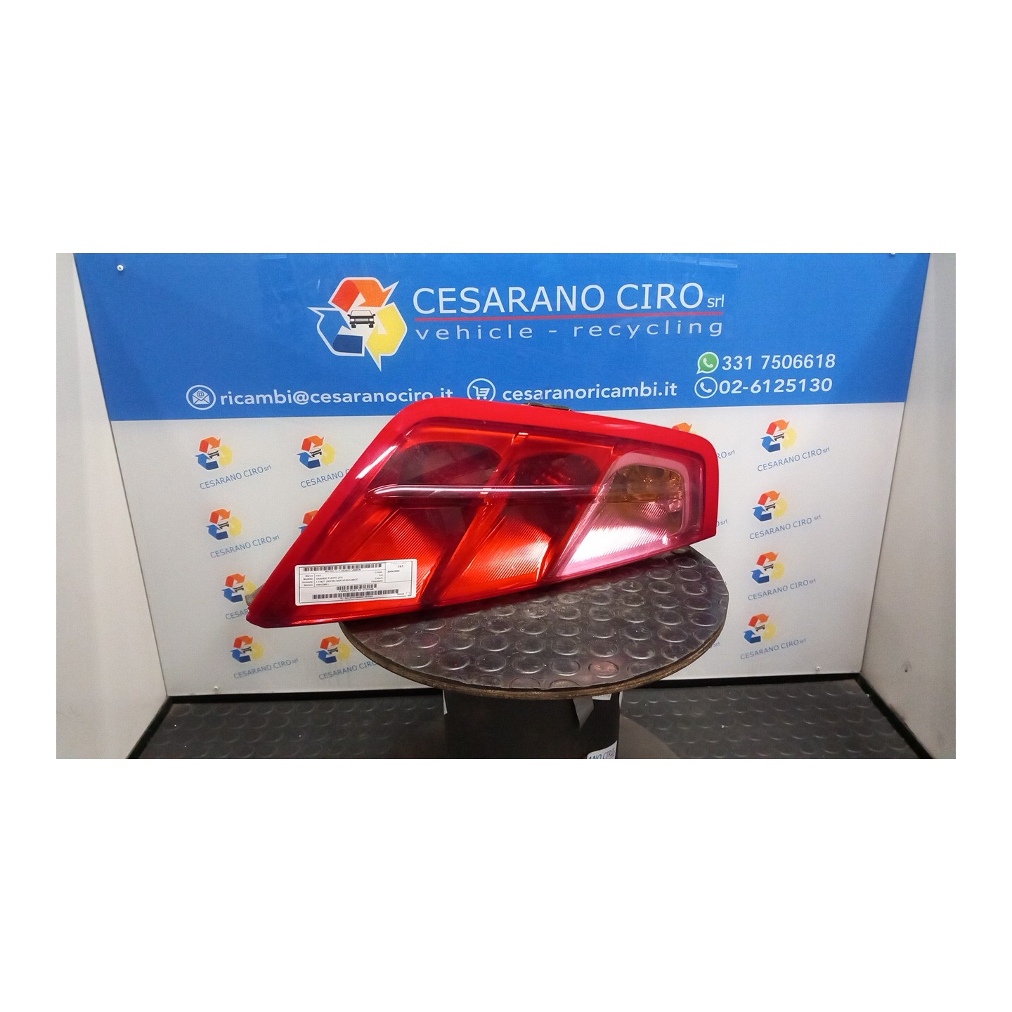 FANALE POST. SX. 038 FIAT GRANDE PUNTO (2Y) (06/05-12/08 199A2000 51701589
