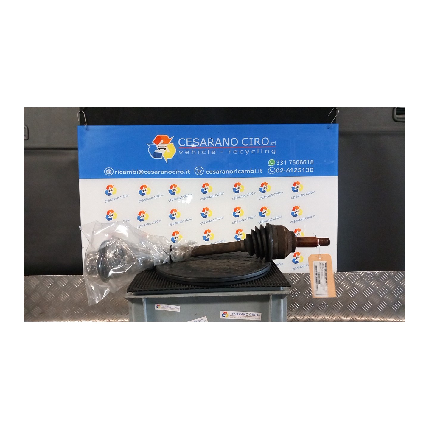 SEMIALBERO ANT. COMPL. SX. 075 OPEL VIVARO (X83) (10/04-09/06) F9QU7 93866081