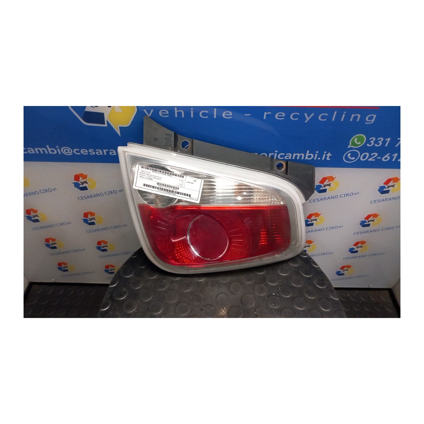 FANALE POST. DX. 024 FIAT 500 (3P) (07/07-01/15) 169A4000 51885544