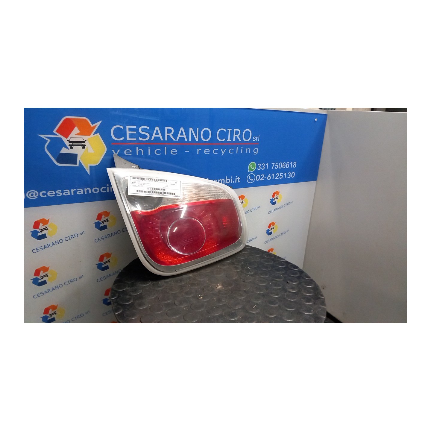 FANALE POST. DX. 024 FIAT 500 (3P) (07/07-01/15) 169A4000 51885544