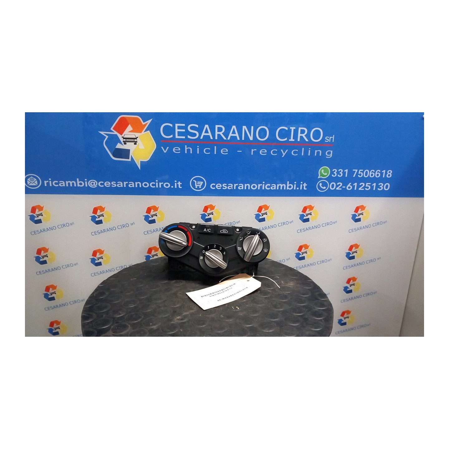 BLOCCO COMANDO CLIMATIZZAZIONE A/C-NERO 037 KIA RIO 2A SERIE (09/05-11/09) G4EE 972501G050VA